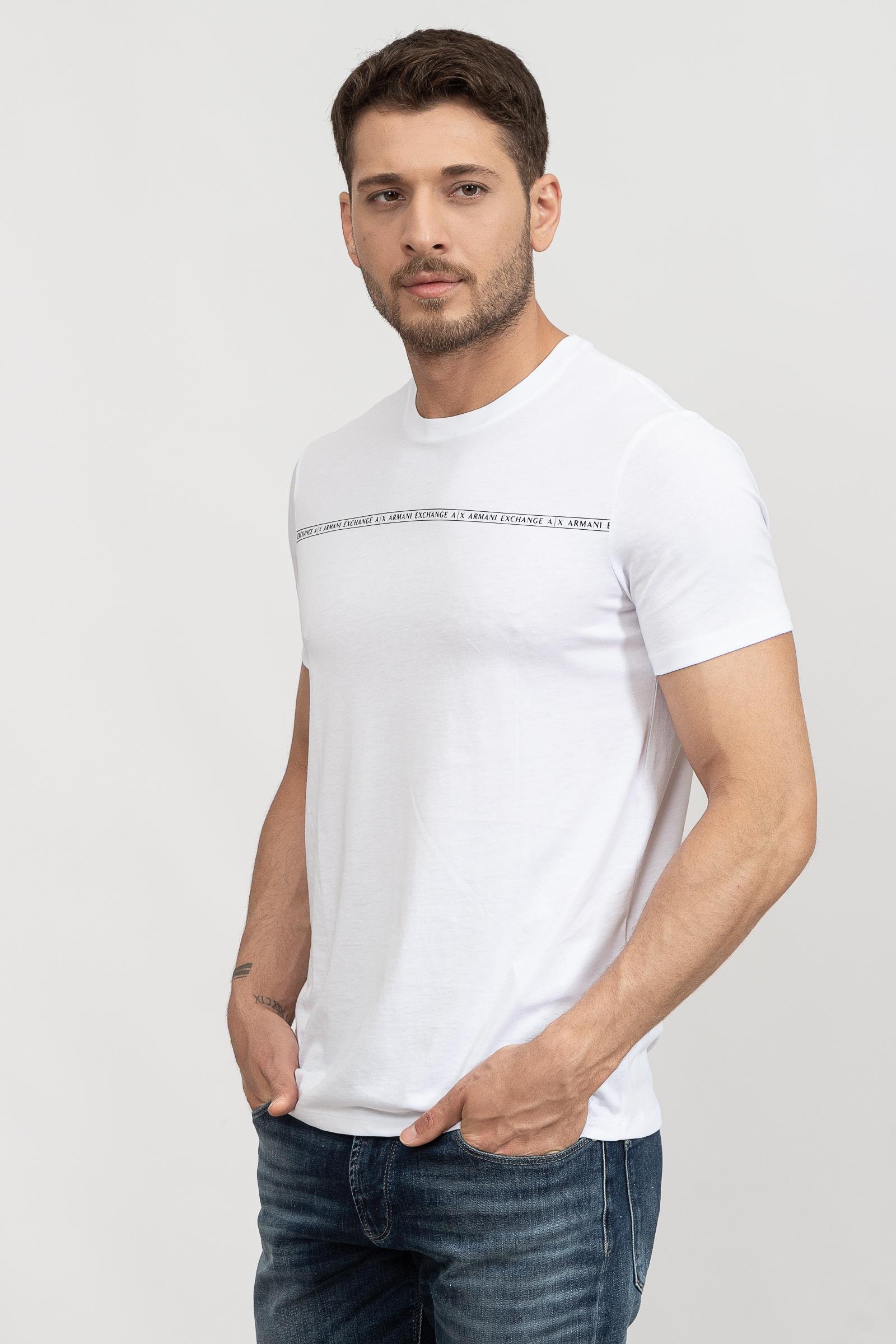 Armani Exchange Erkek Bisiklet Yaka T-Shirt