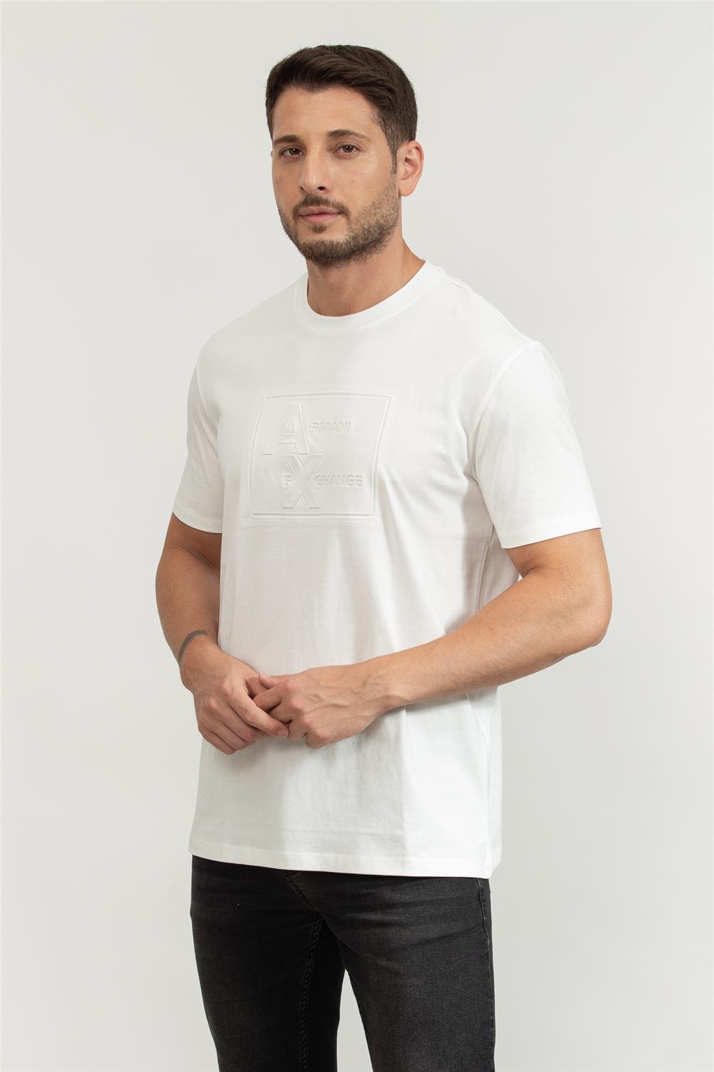 Armani Exchange Erkek Bisiklet Yaka T-Shirt