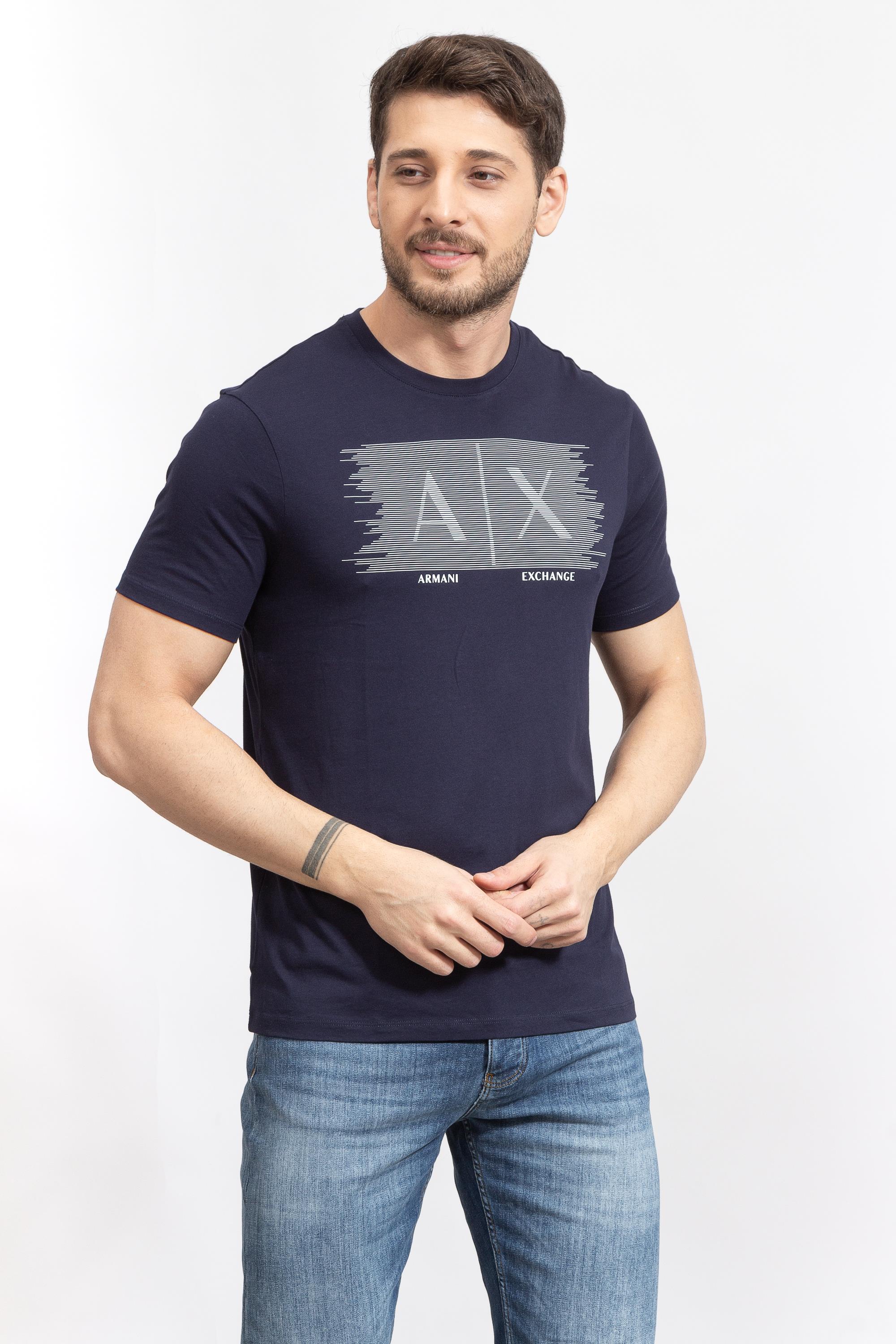 Armani Exchange Erkek Bisiklet Yaka T-Shirt