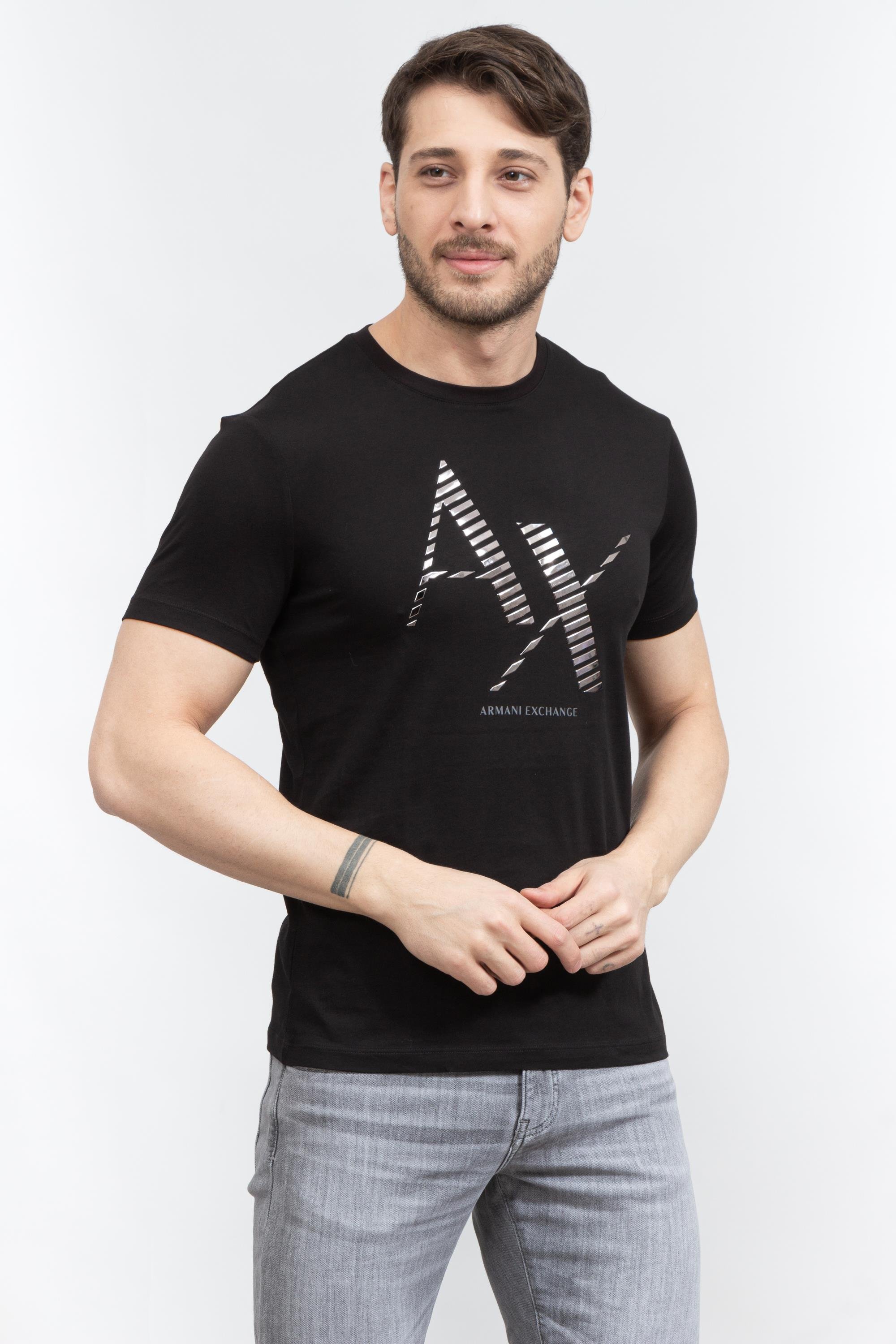 Armani Exchange Erkek Bisiklet Yaka T-Shirt