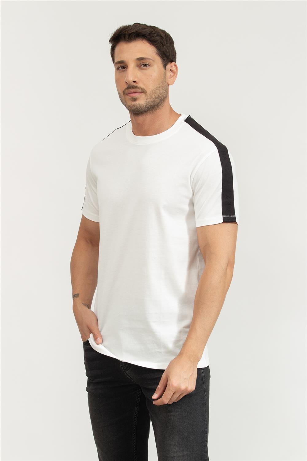 Armani Exchange Erkek Bisiklet Yaka T-Shirt