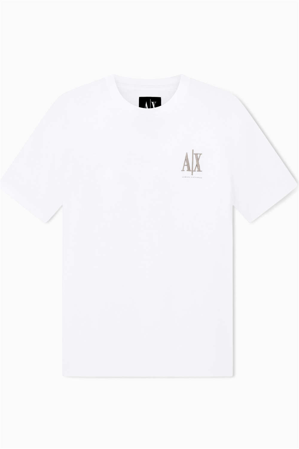 Armani Exchange Erkek Bisiklet Yaka T-Shirt Beyaz