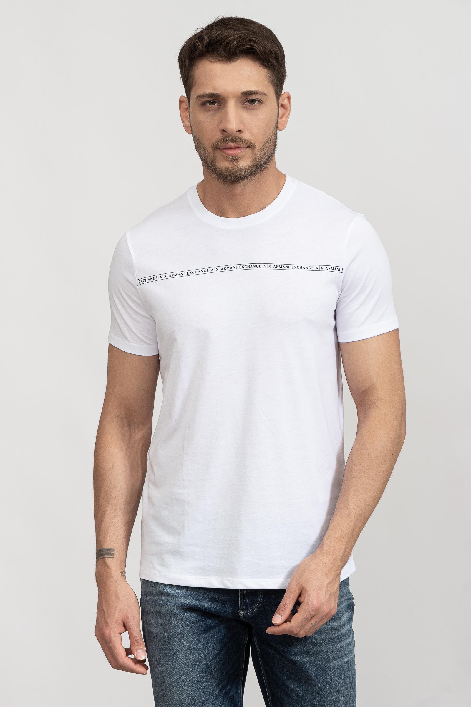 Armani Exchange Erkek Bisiklet Yaka T-Shirt