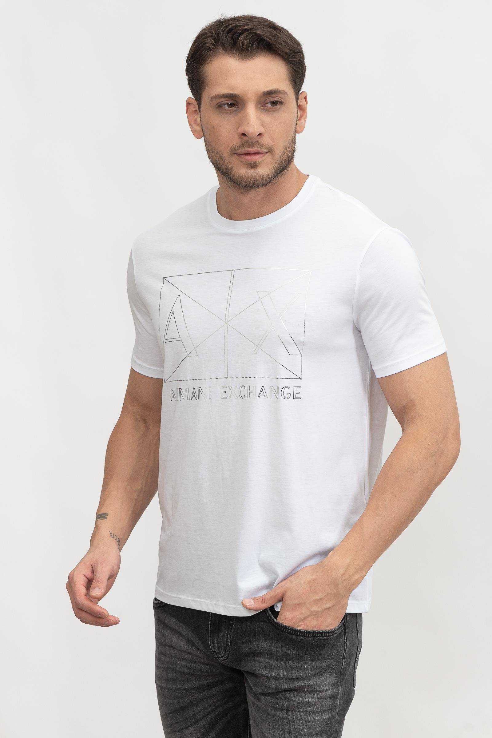 Armani Exchange Erkek Bisiklet Yaka T-Shirt