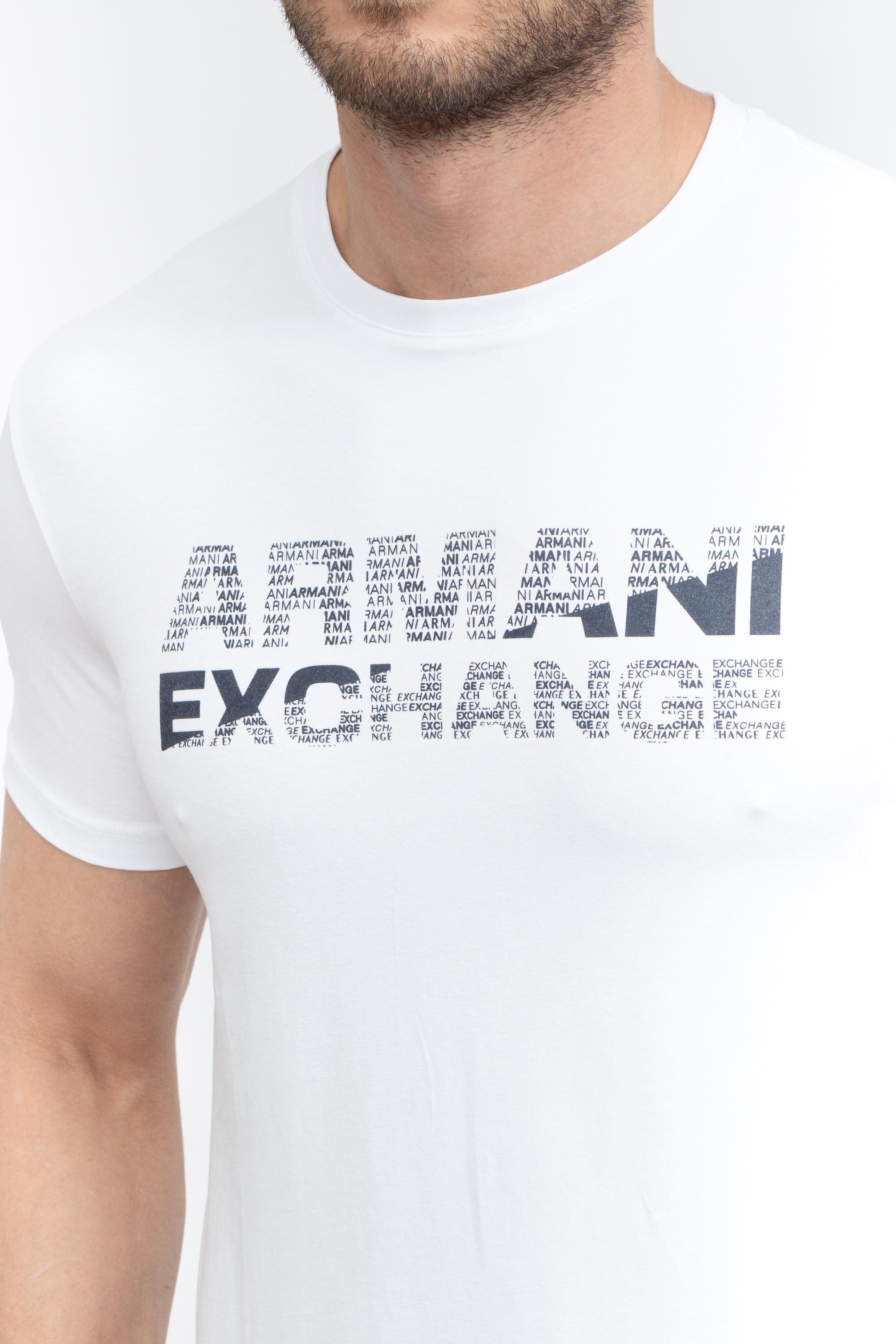 Armani Exchange Erkek Bisiklet Yaka T-Shirt