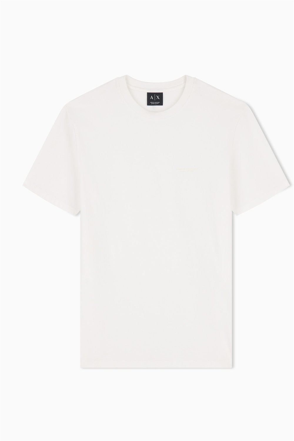 Armani Exchange Erkek Bisiklet Yaka T-Shirt Beyaz