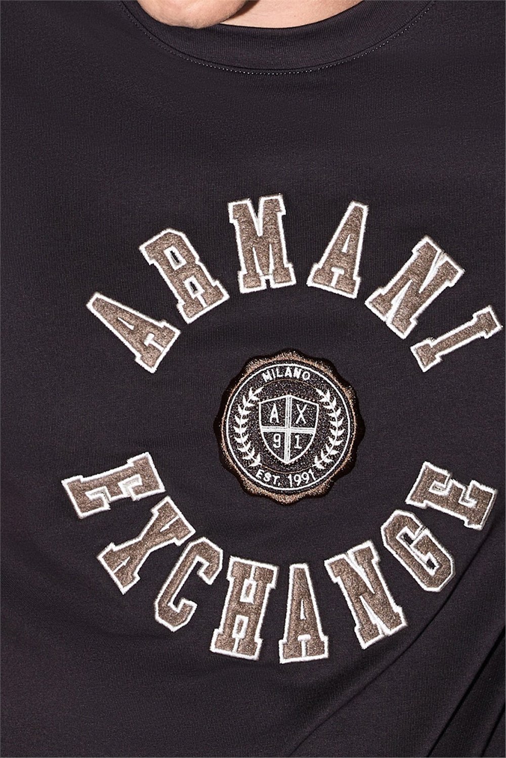 Armani Exchange Erkek Bisiklet Yaka T-Shirt