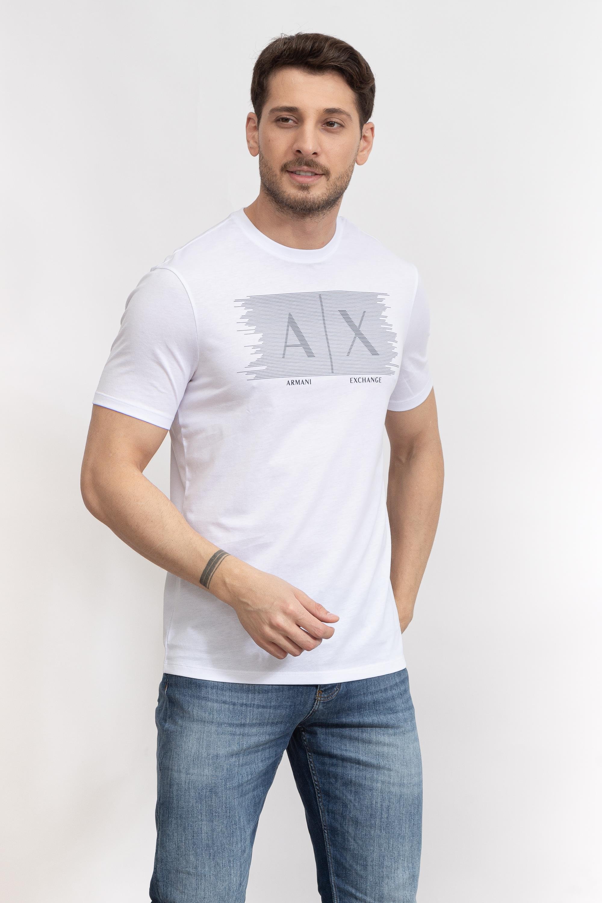 Armani Exchange Erkek Bisiklet Yaka T-Shirt