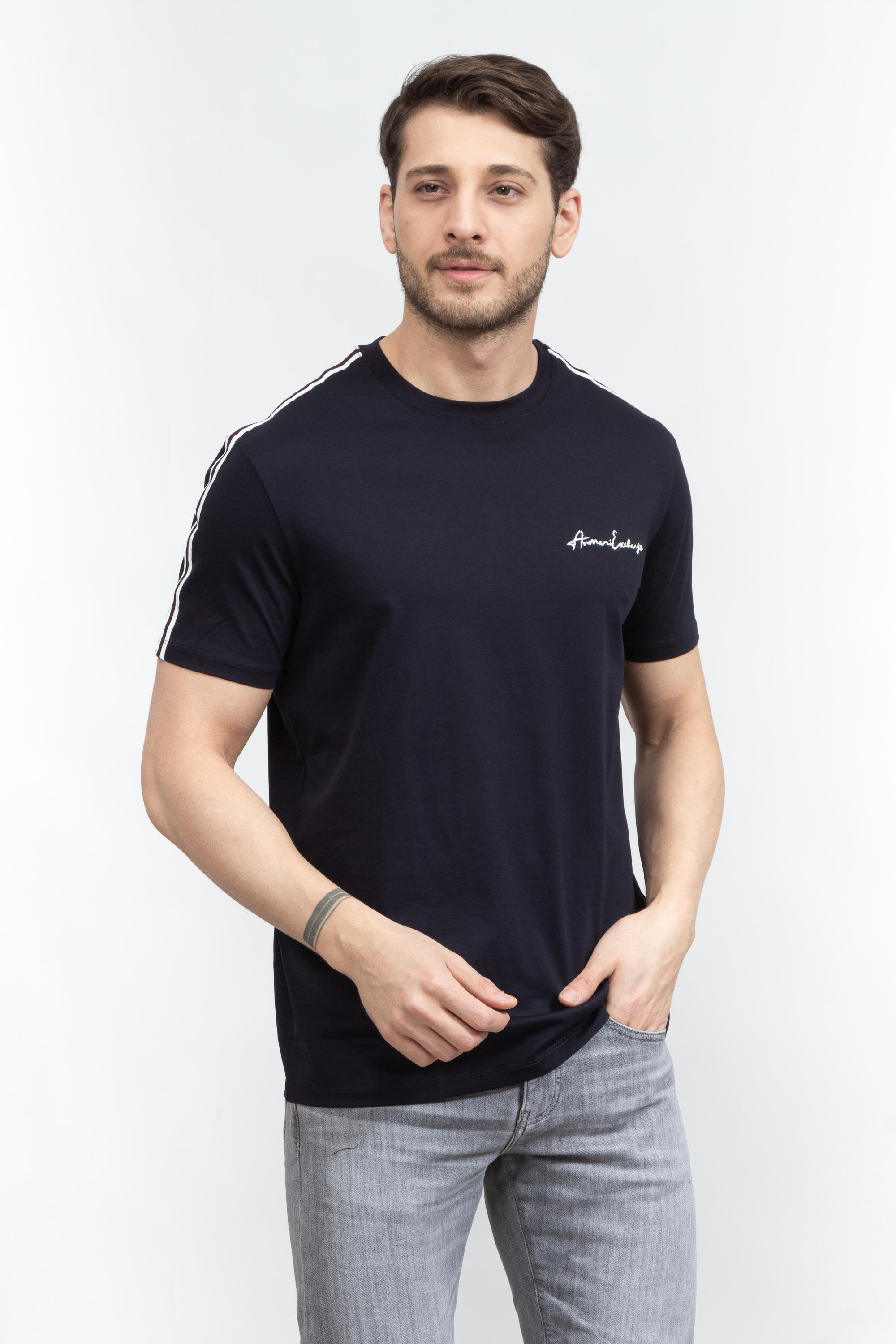 Armani Exchange Erkek Bisiklet Yaka T-Shirt