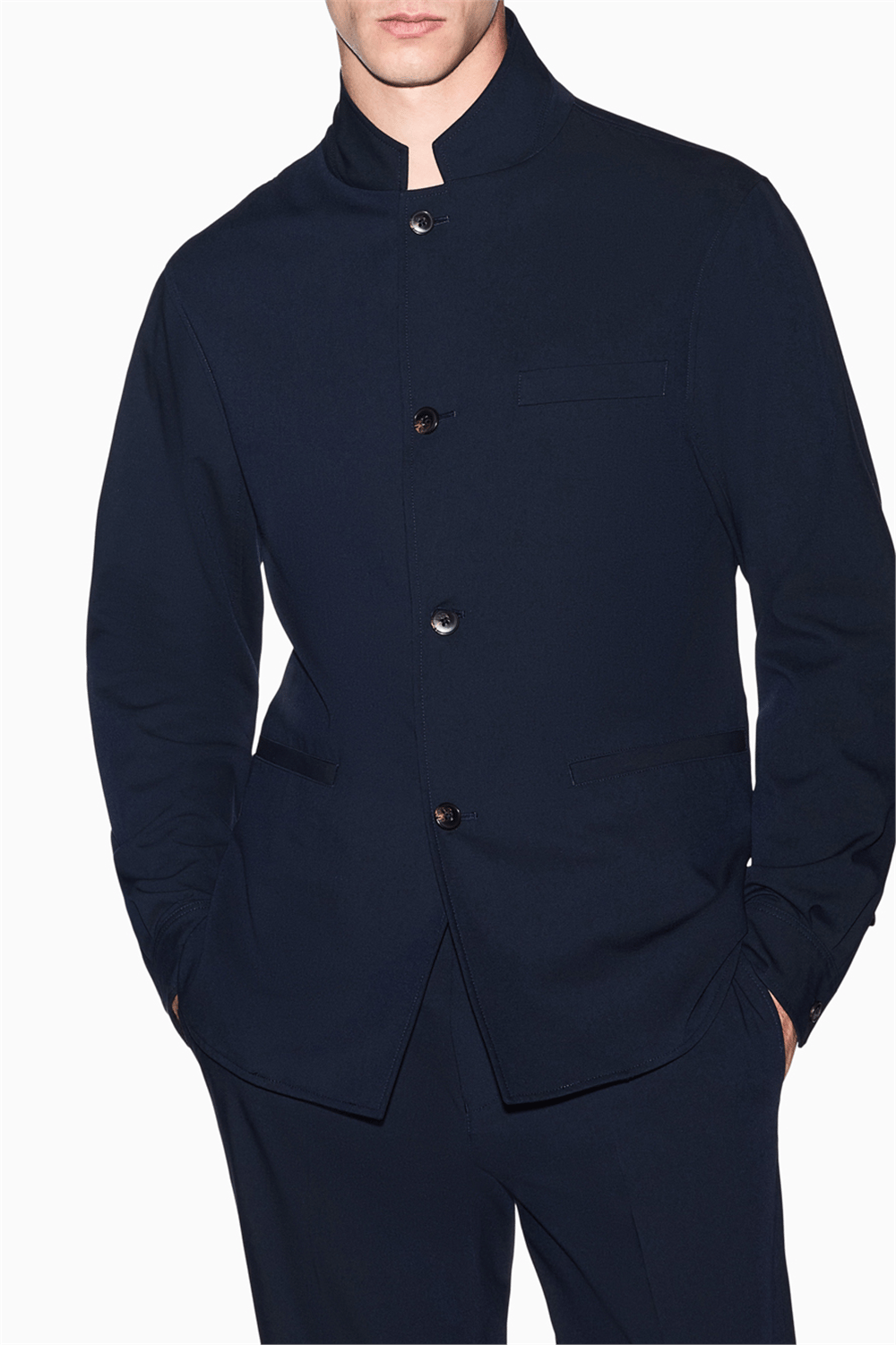 Armani Exchange Erkek Blazer Ceket Lacivert