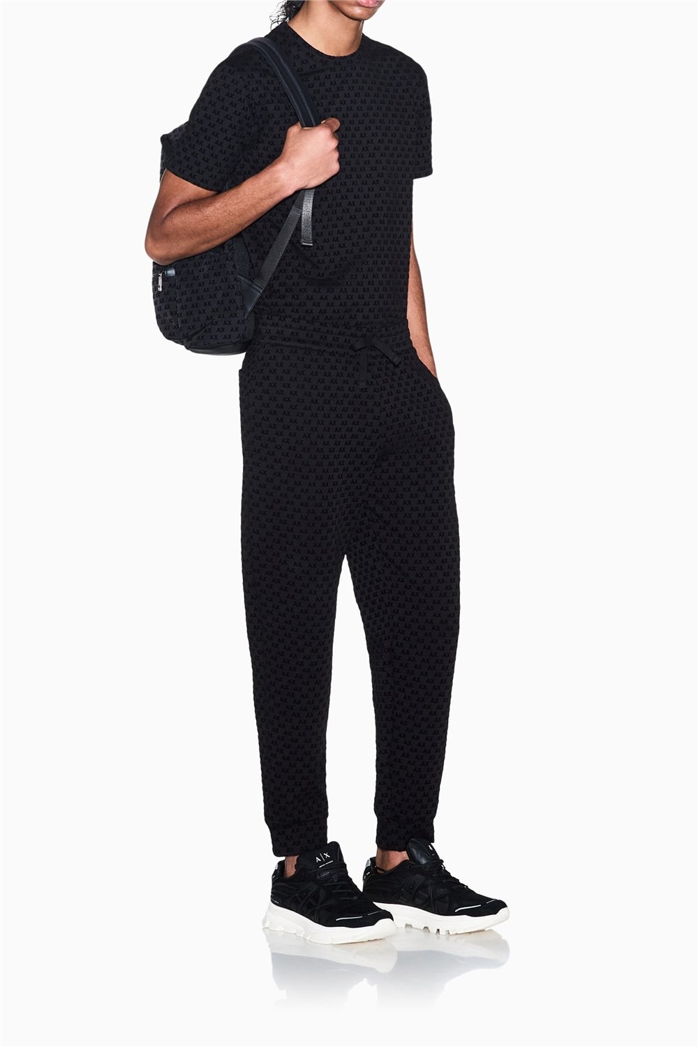 Armani Exchange Erkek Eşofman Alt Siyah