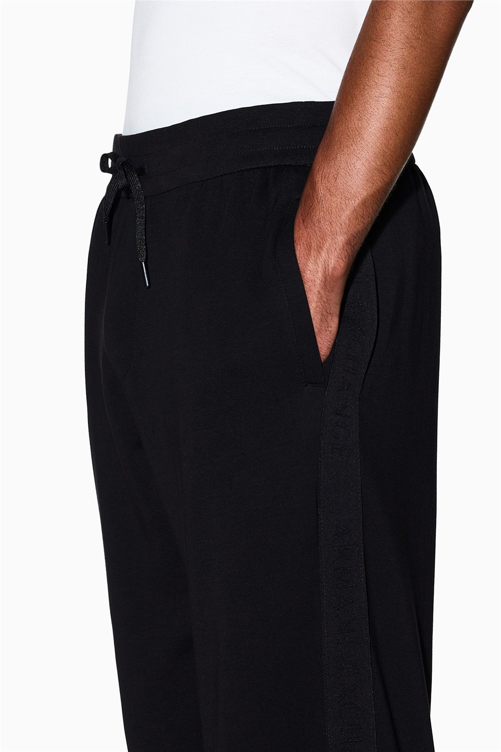 Armani Exchange Erkek Eşofman Alt Siyah