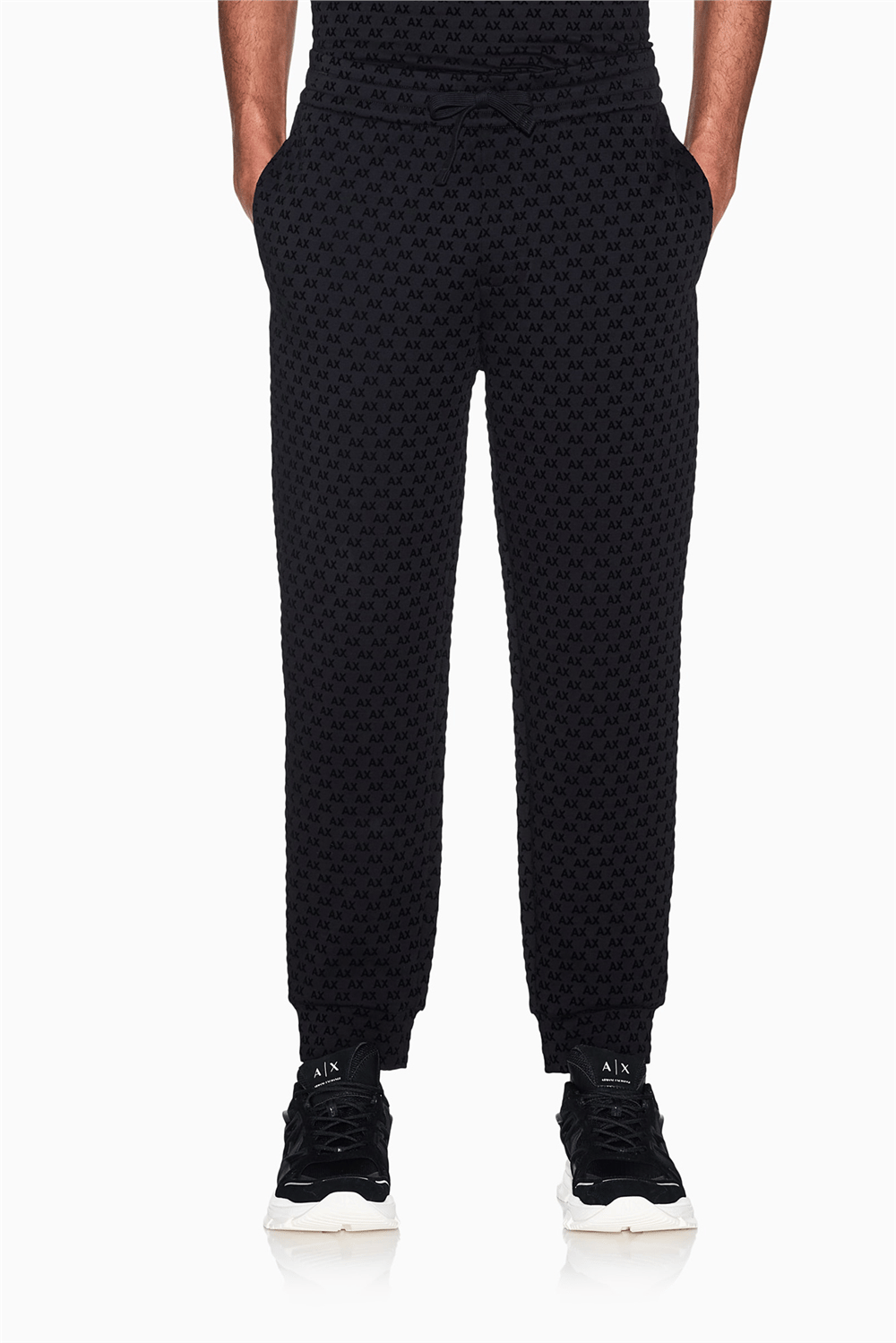 Armani Exchange Erkek Eşofman Alt Siyah