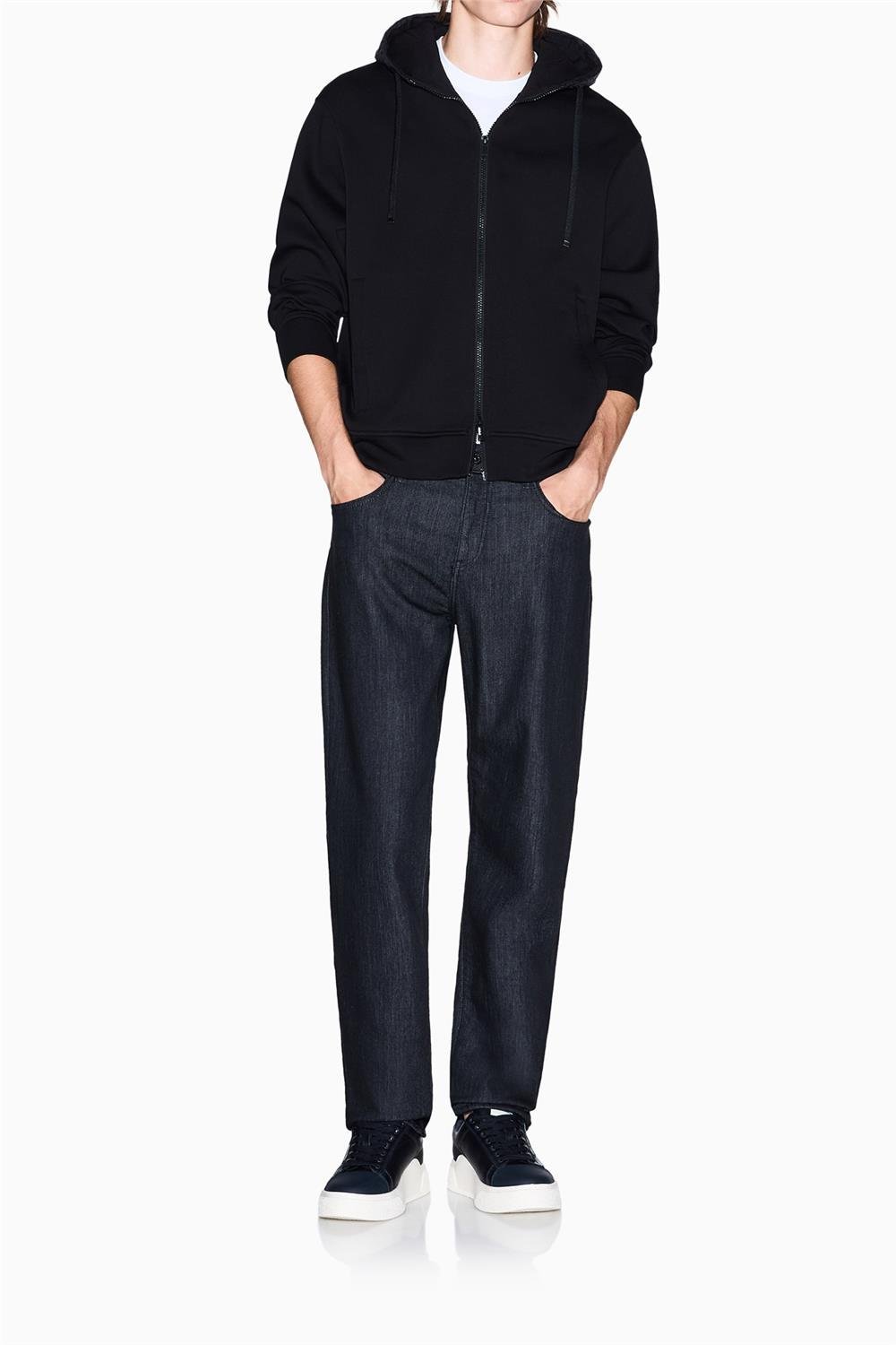 Armani Exchange Erkek Fermuarlı Sweatshirt