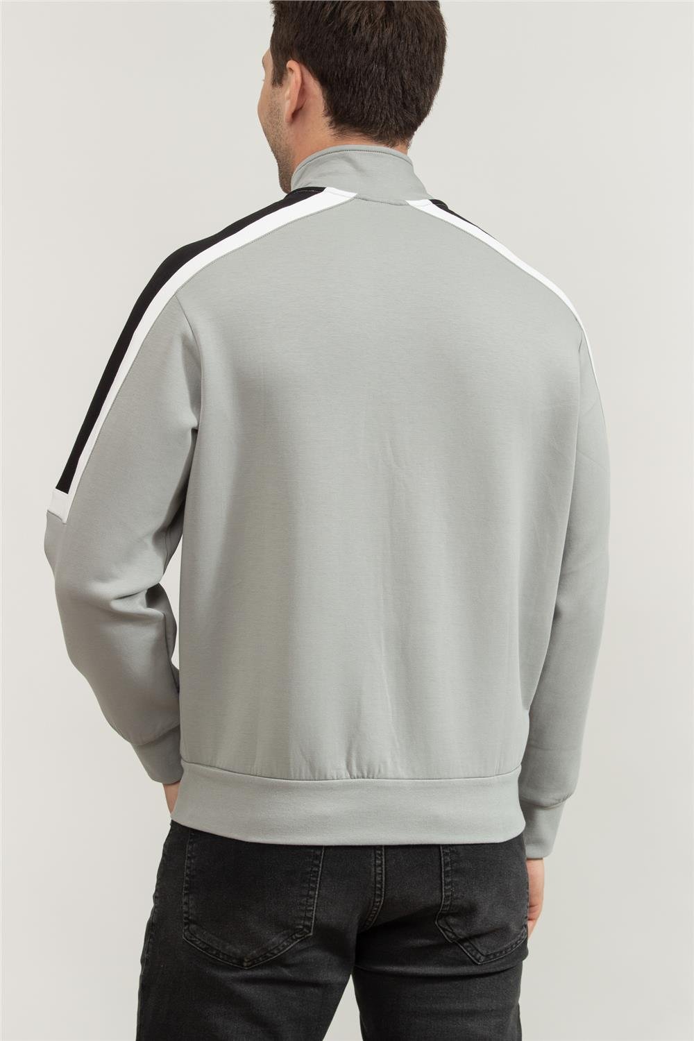 Armani Exchange Erkek Fermuarlı Sweatshirt