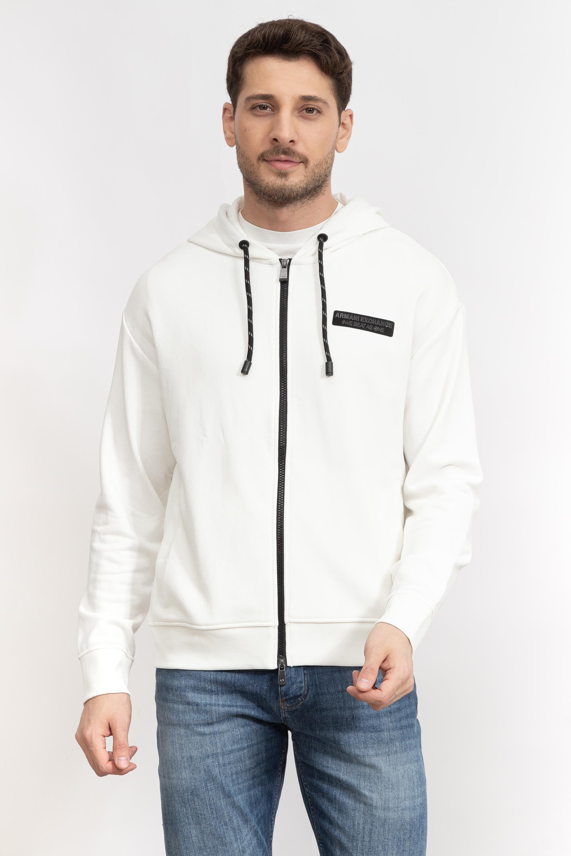 Armani Exchange Erkek Fermuarlı Sweatshirt