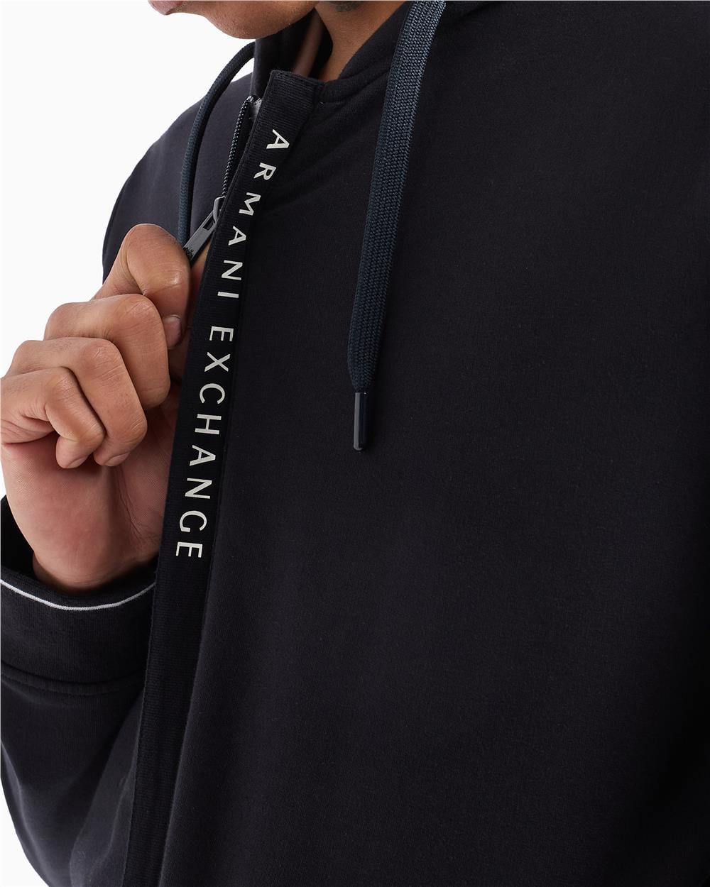 Armani Exchange Erkek Fermuarlı Sweatshirt