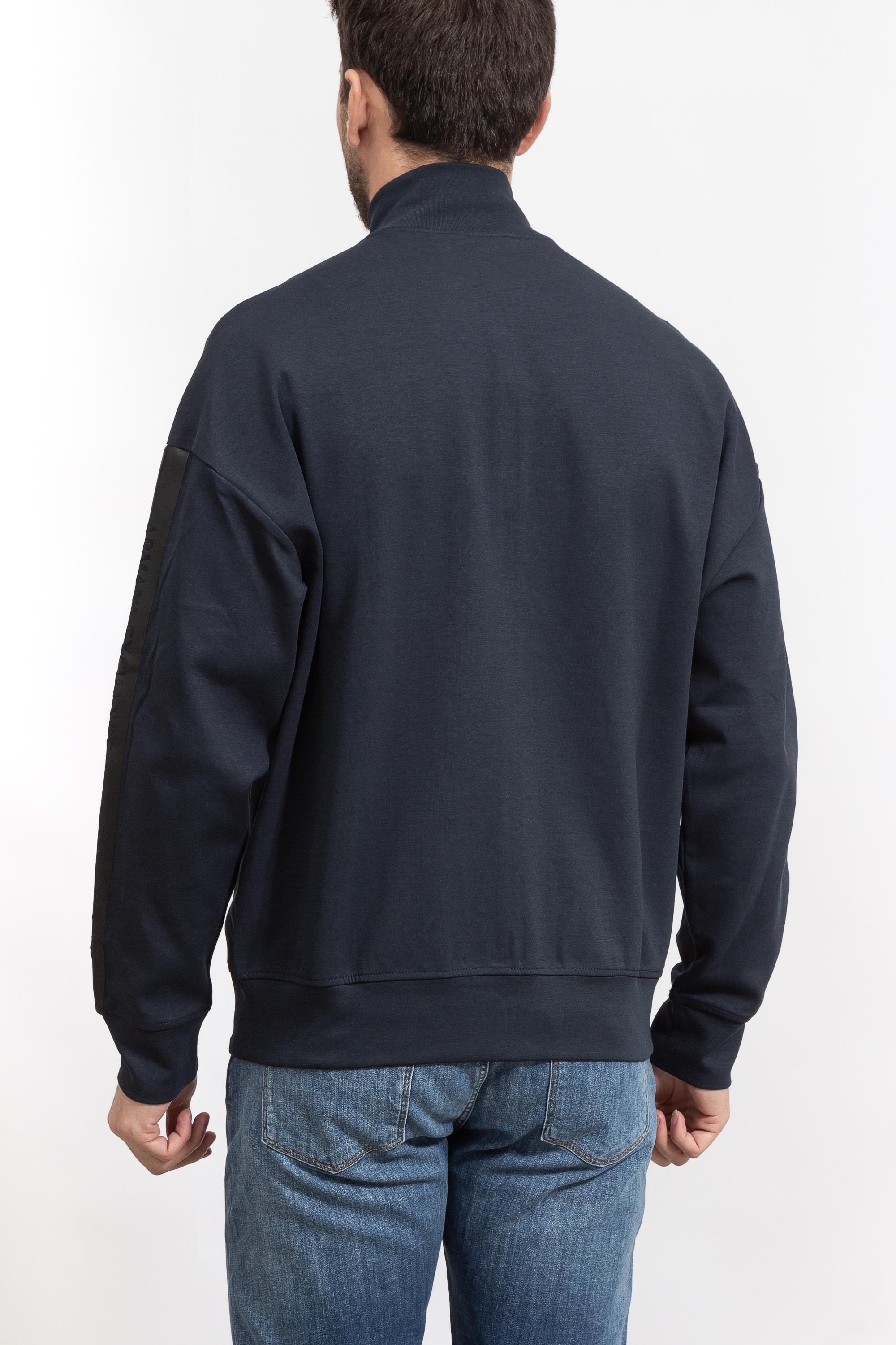 Armani Exchange Erkek Fermuarlı Sweatshirt
