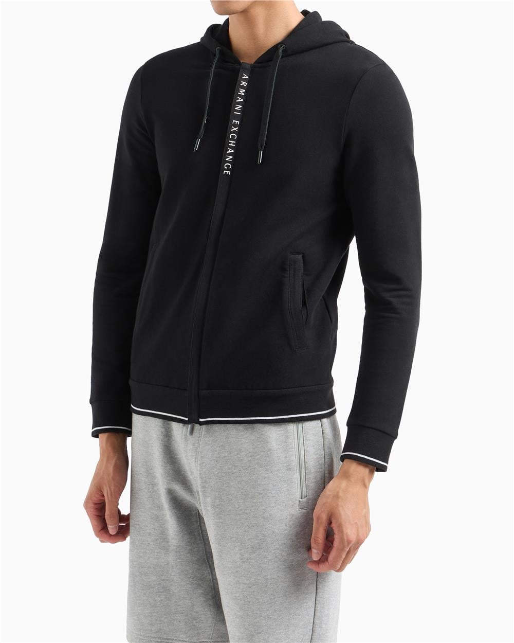 Armani Exchange Erkek Fermuarlı Sweatshirt