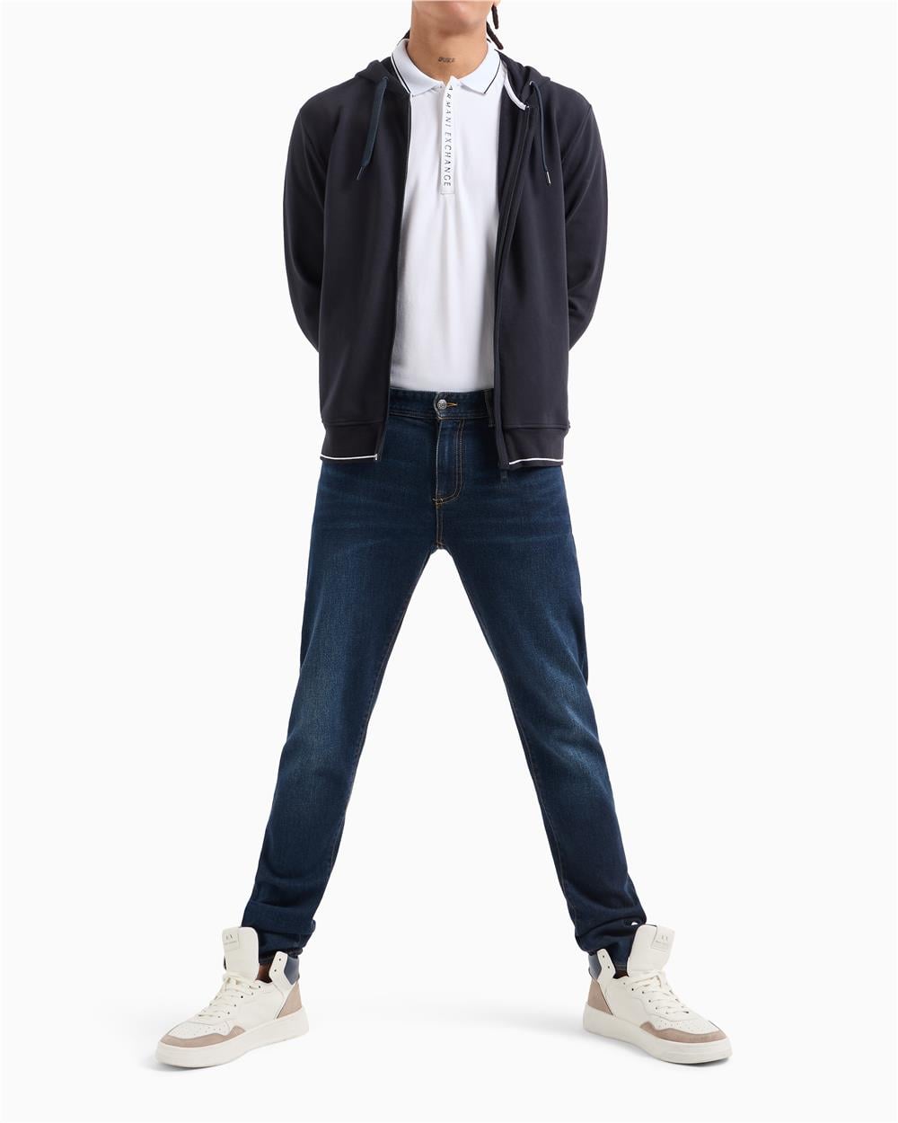 Armani Exchange Erkek Fermuarlı Sweatshirt