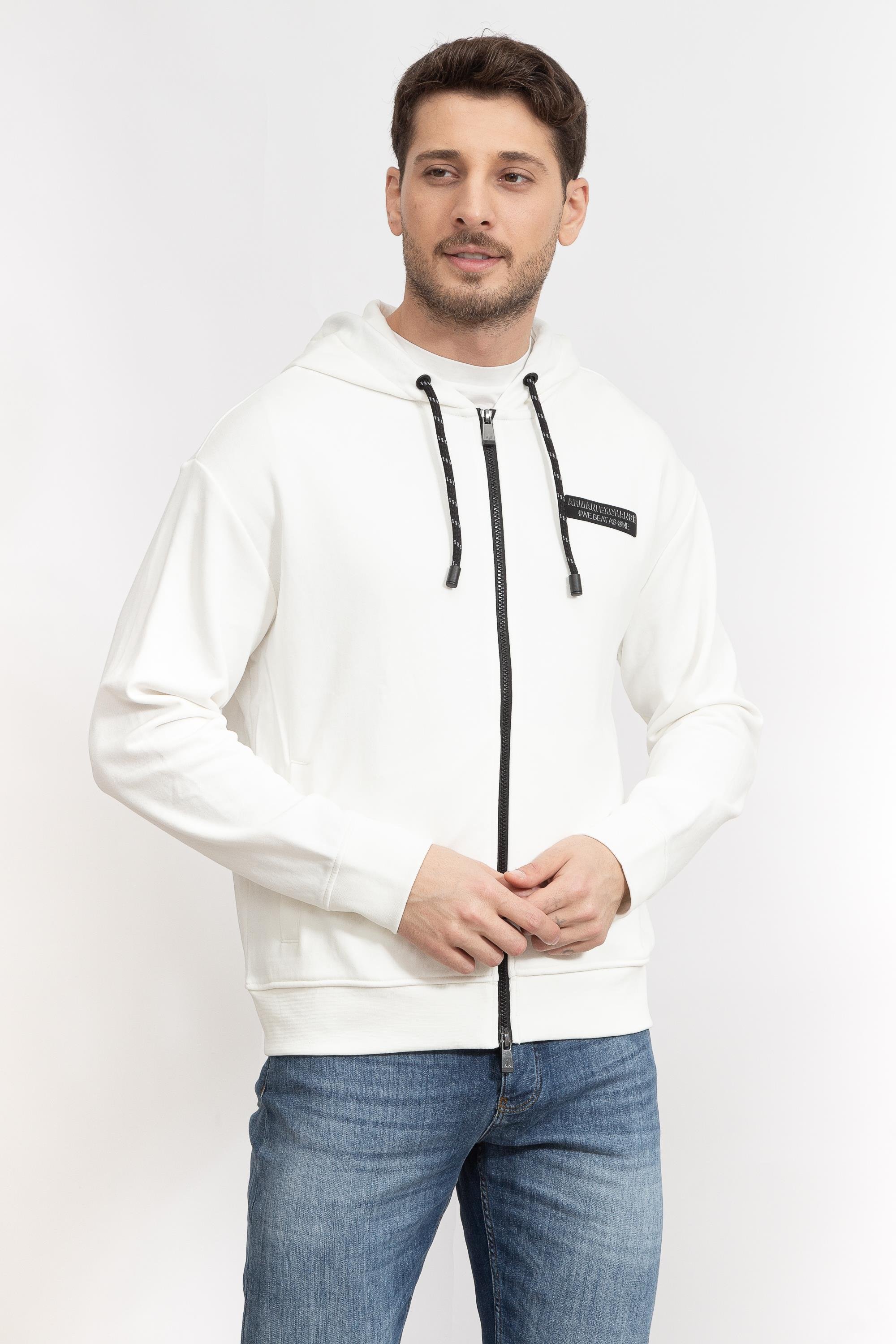 Armani Exchange Erkek Fermuarlı Sweatshirt