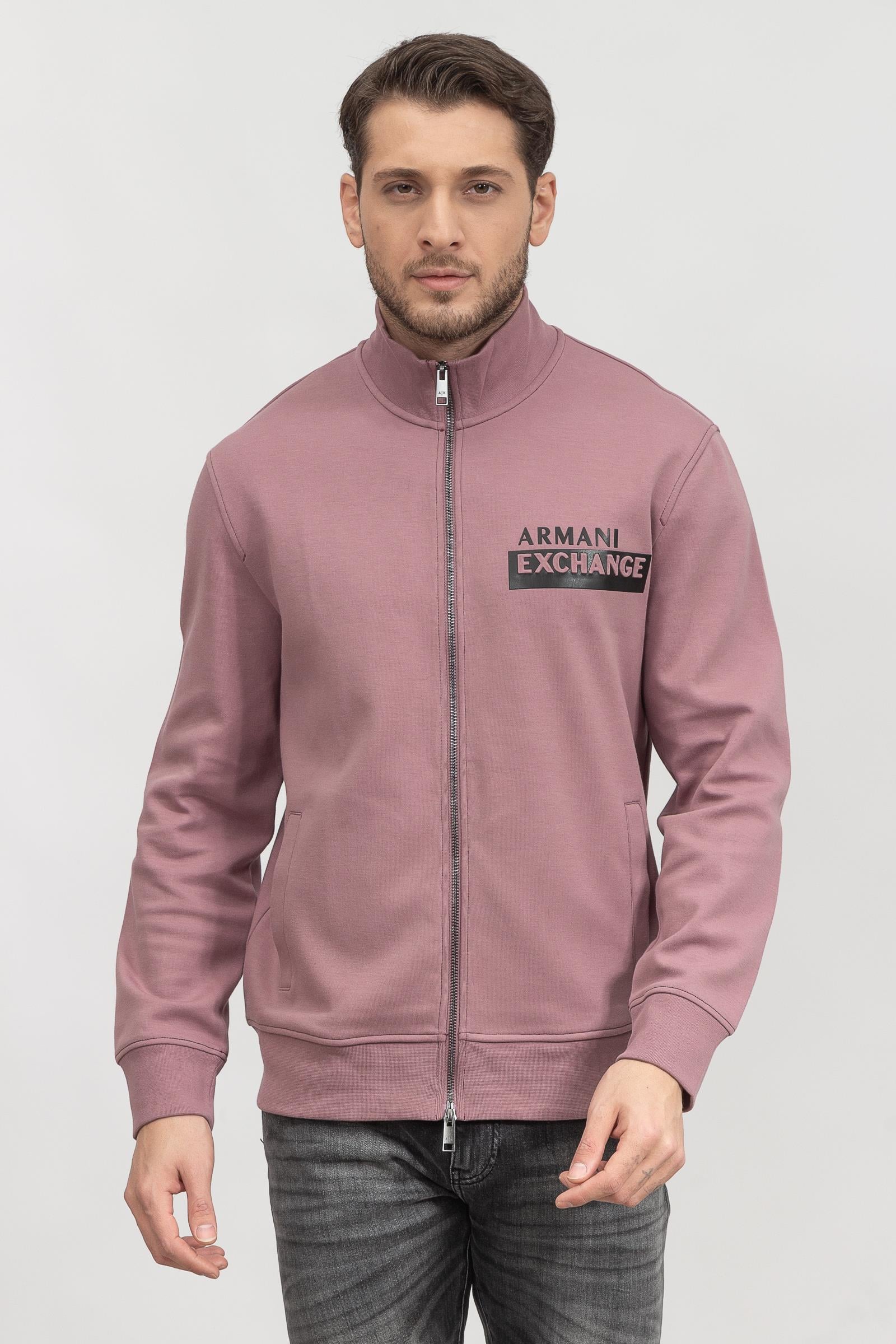 Armani Exchange Erkek Fermuarlı Sweatshirt