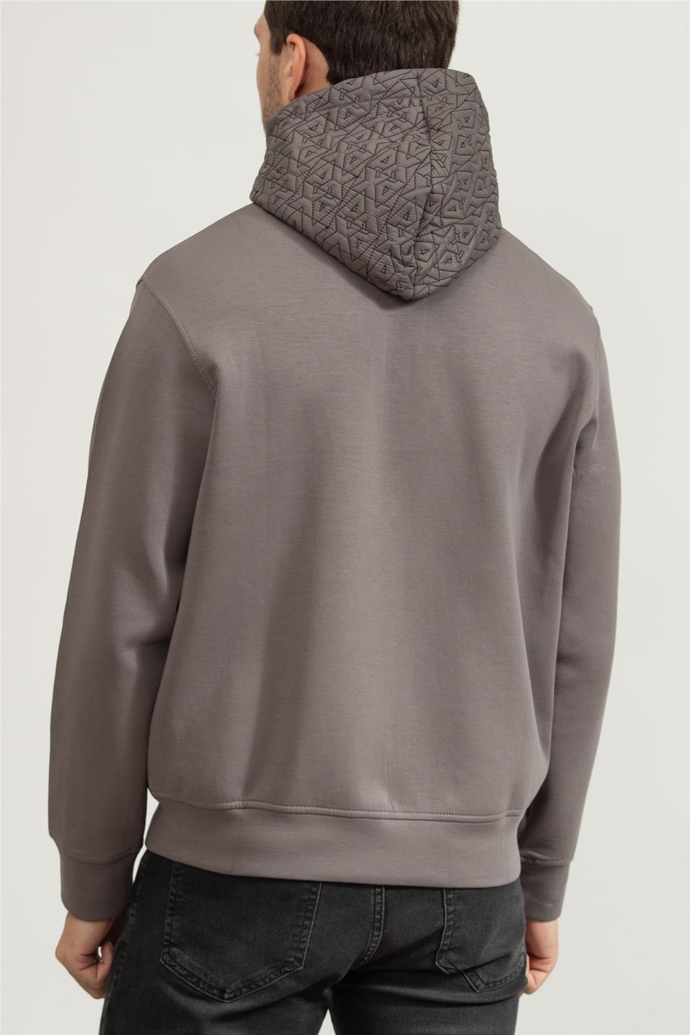 Armani Exchange Erkek Fermuarlı Sweatshirt