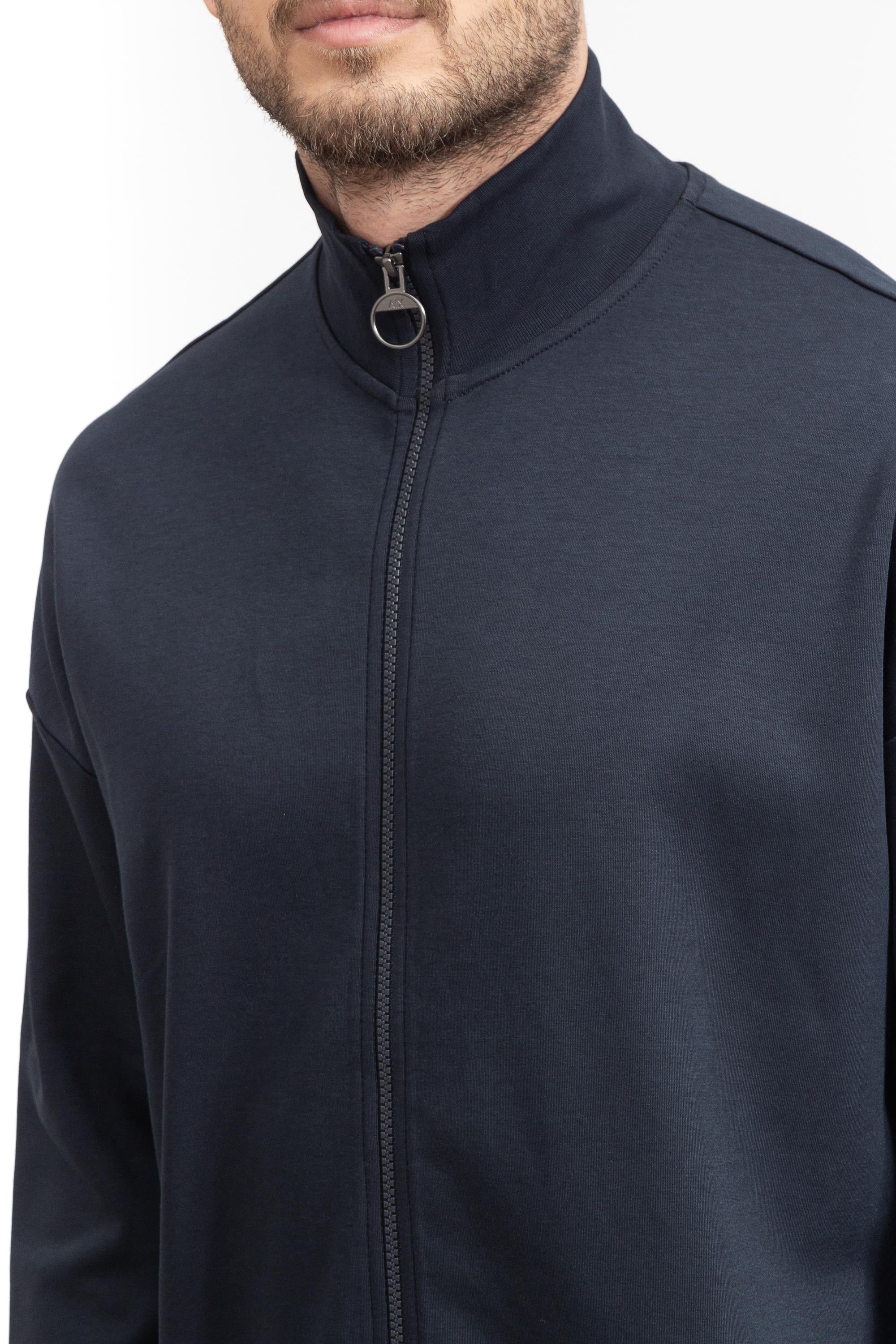 Armani Exchange Erkek Fermuarlı Sweatshirt