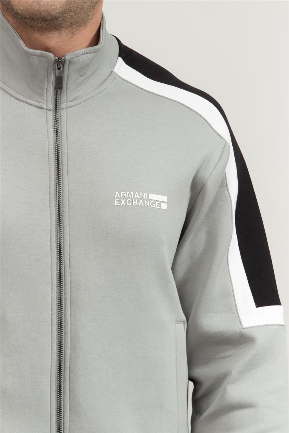 Armani Exchange Erkek Fermuarlı Sweatshirt