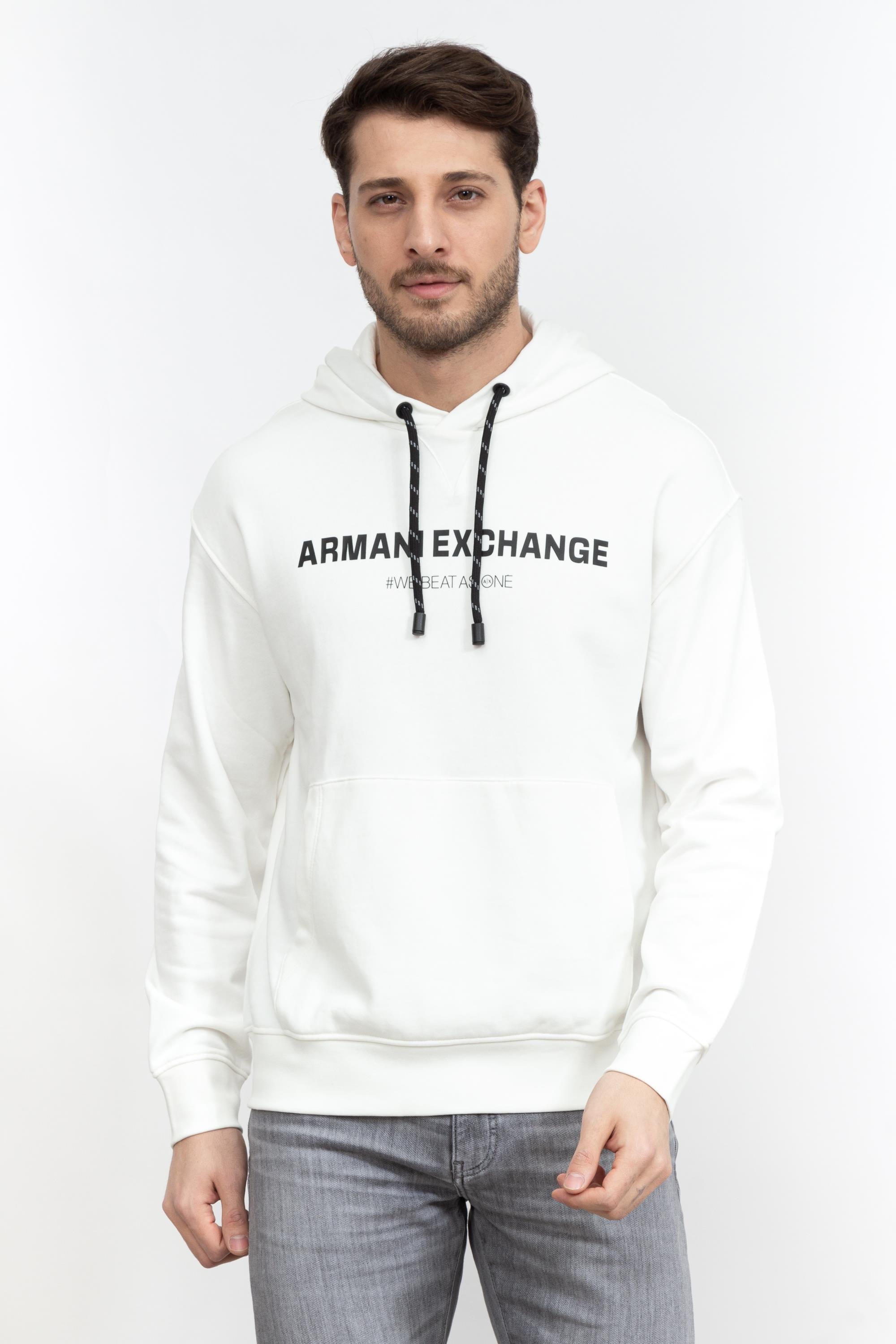 Armani Exchange Erkek Kapüşonlu Sweatshirt