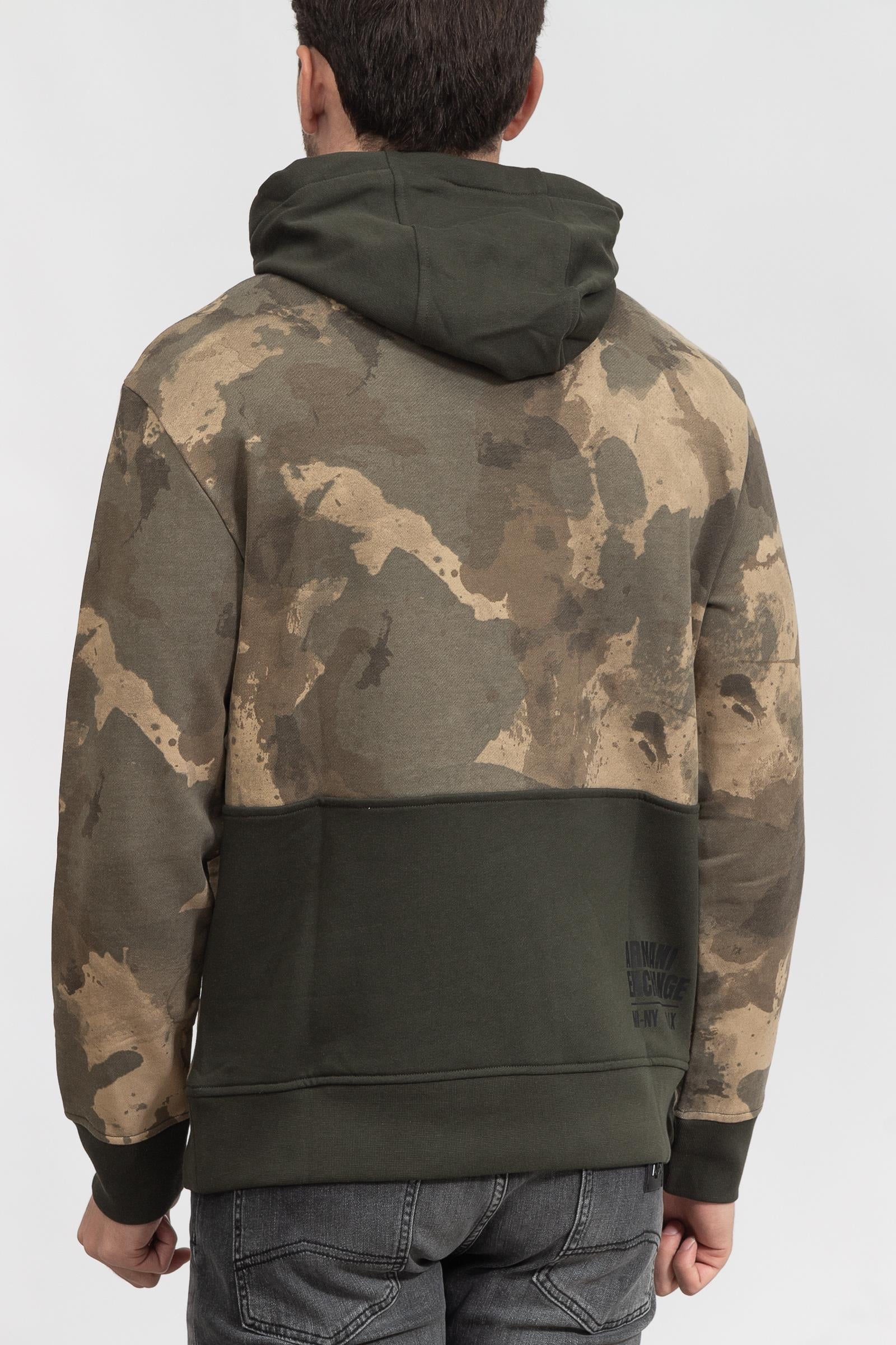 Armani Exchange Erkek Kapüşonlu Sweatshirt