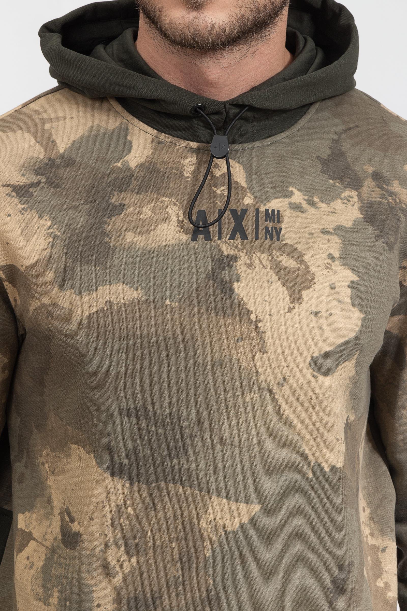Armani Exchange Erkek Kapüşonlu Sweatshirt