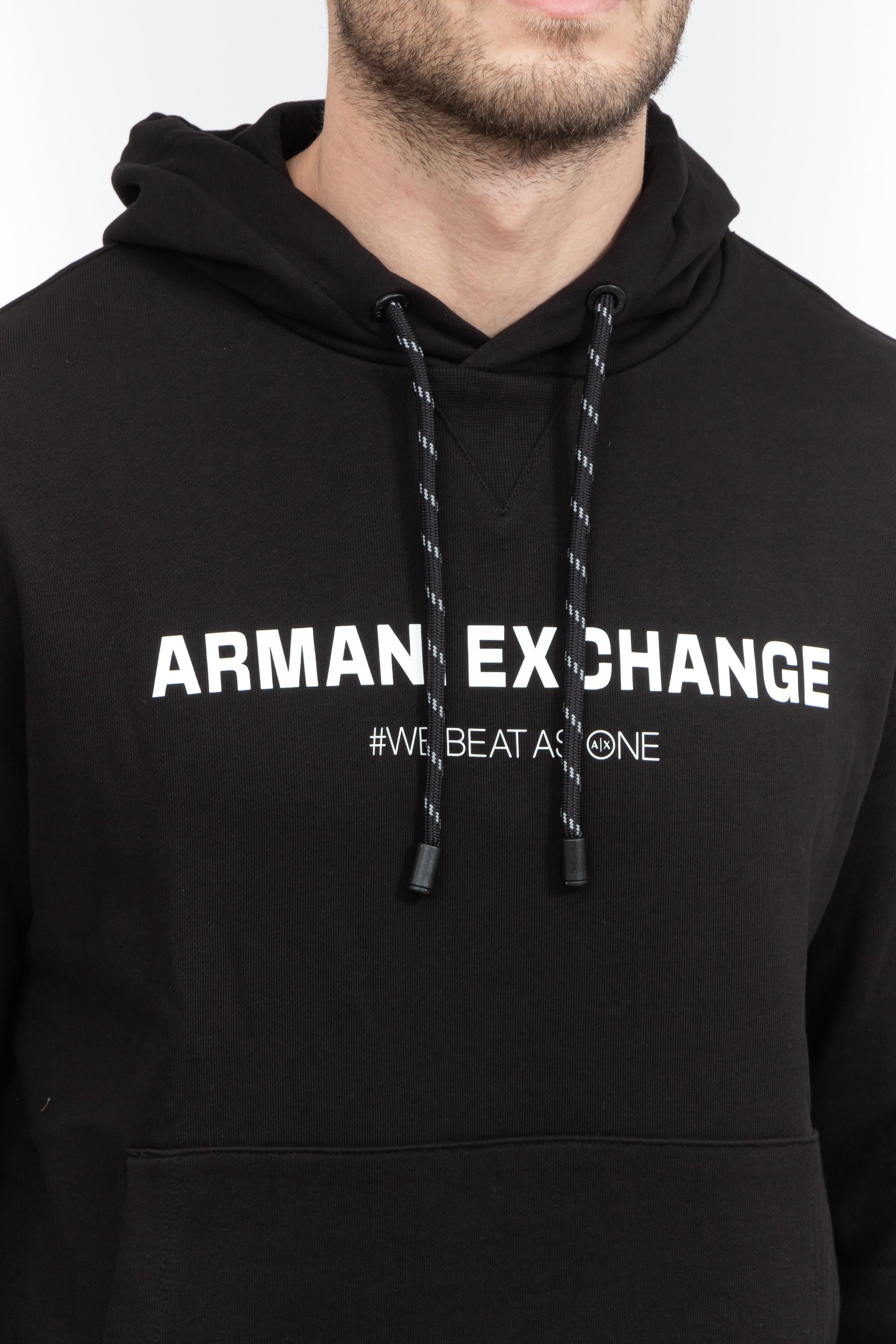 Armani Exchange Erkek Kapüşonlu Sweatshirt