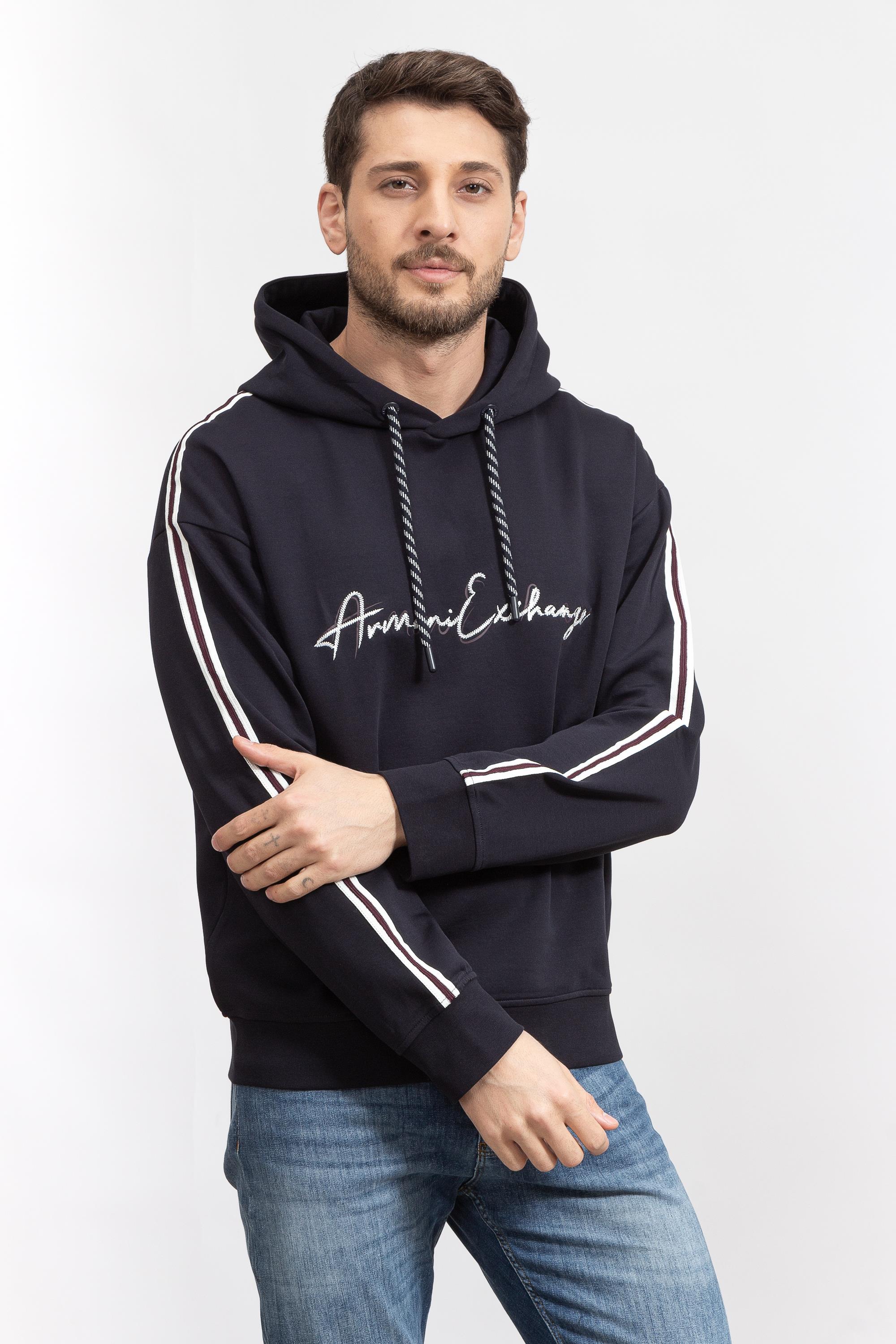 Armani Exchange Erkek Kapüşonlu Sweatshirt