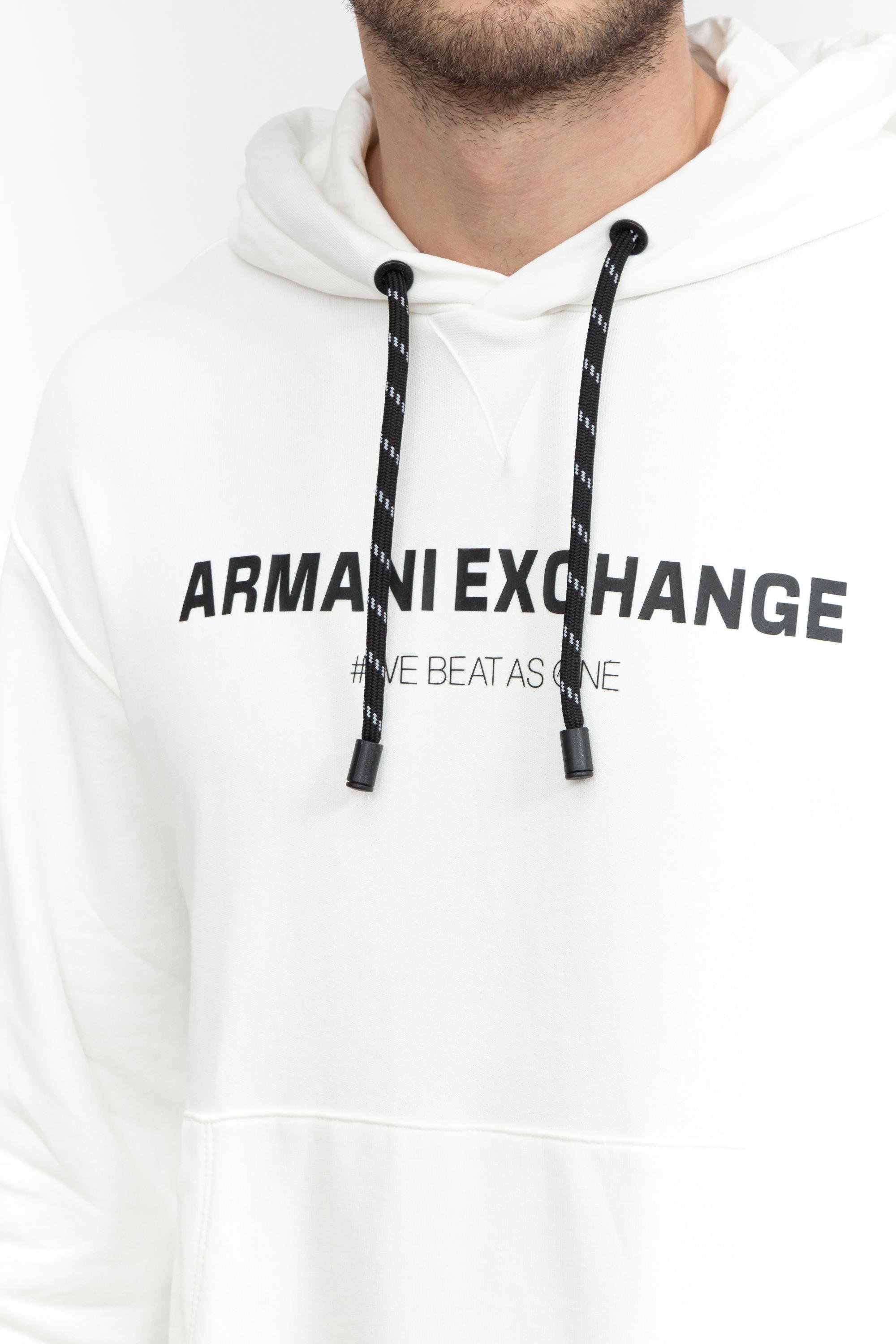 Armani Exchange Erkek Kapüşonlu Sweatshirt