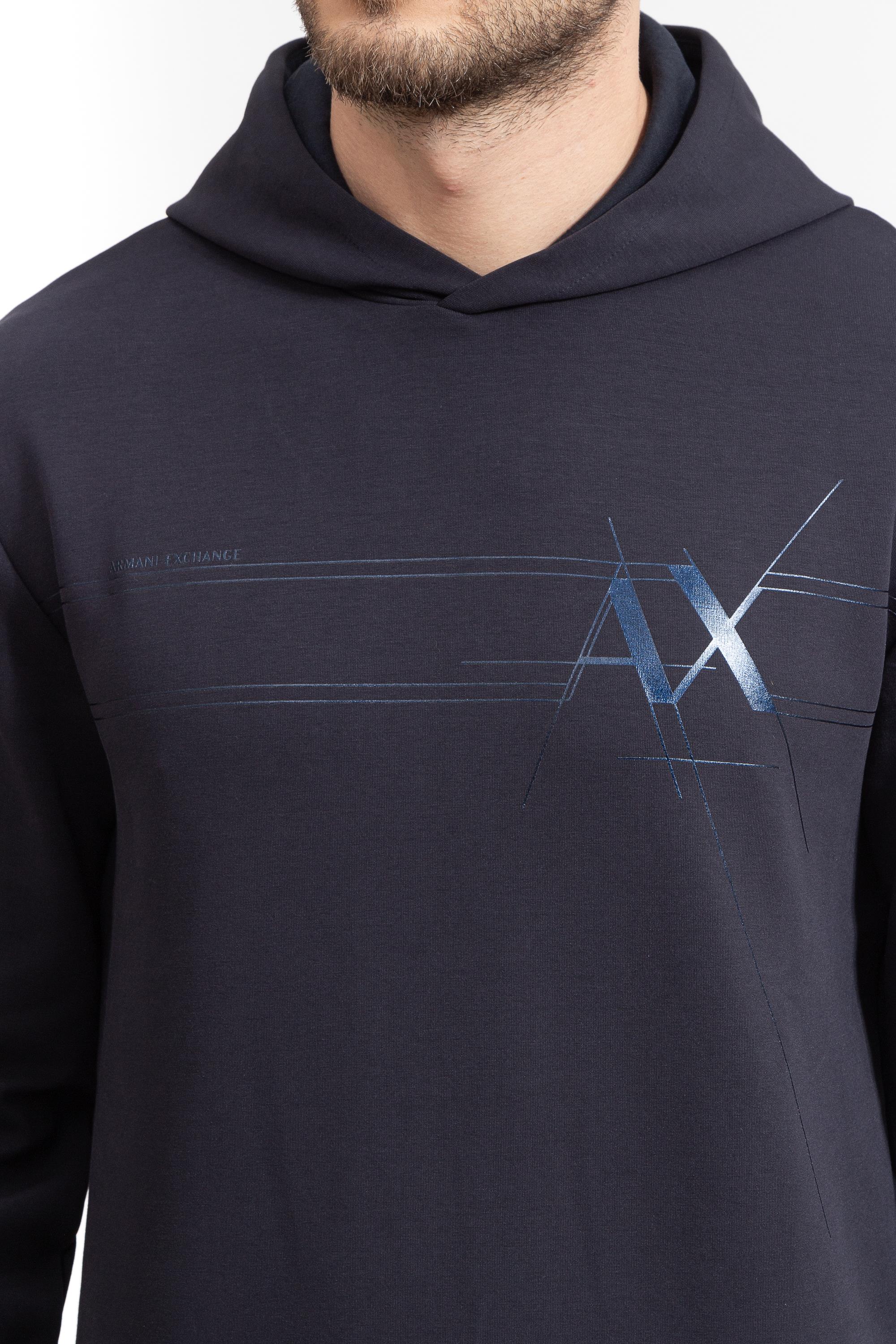 Armani Exchange Erkek Kapüşonlu Sweatshirt