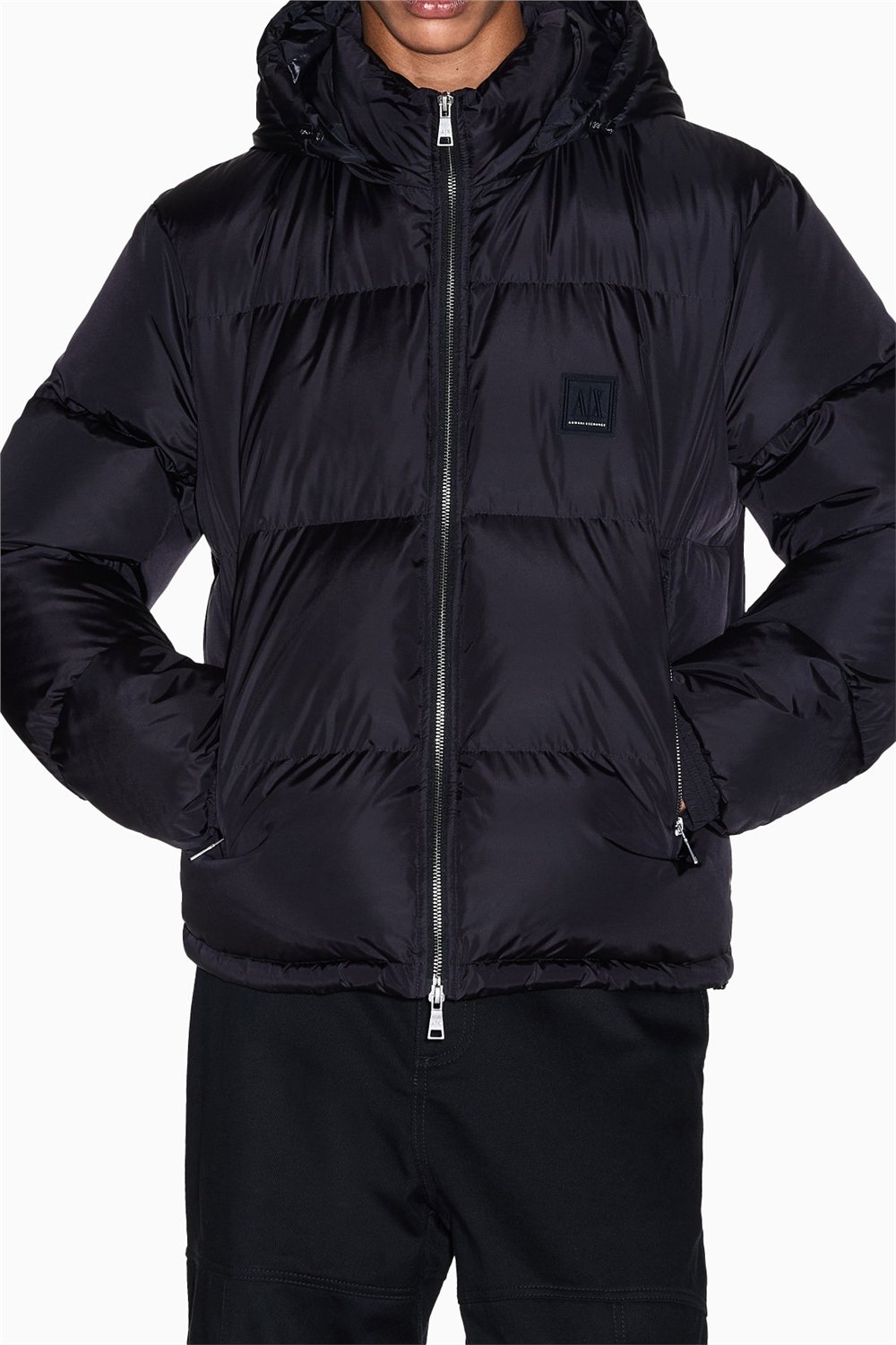 Armani Exchange Erkek Mont Siyah