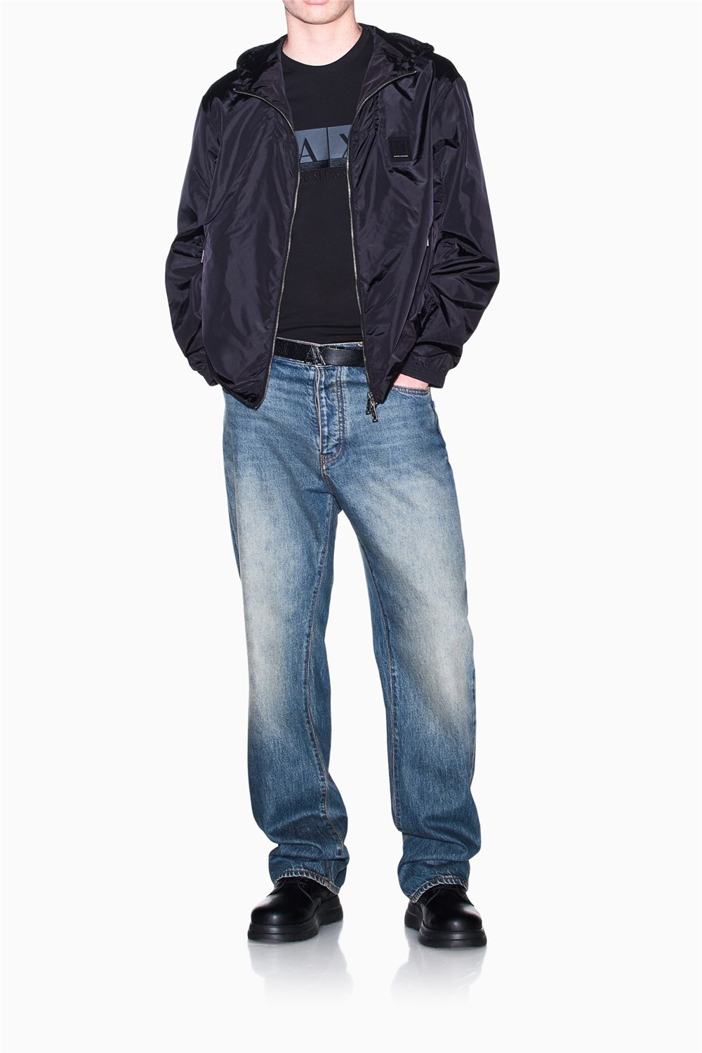 Armani Exchange Erkek Mont Siyah