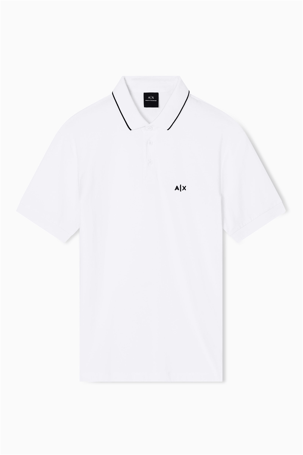 Armani Exchange Erkek Polo Yaka T-Shirt Beyaz
