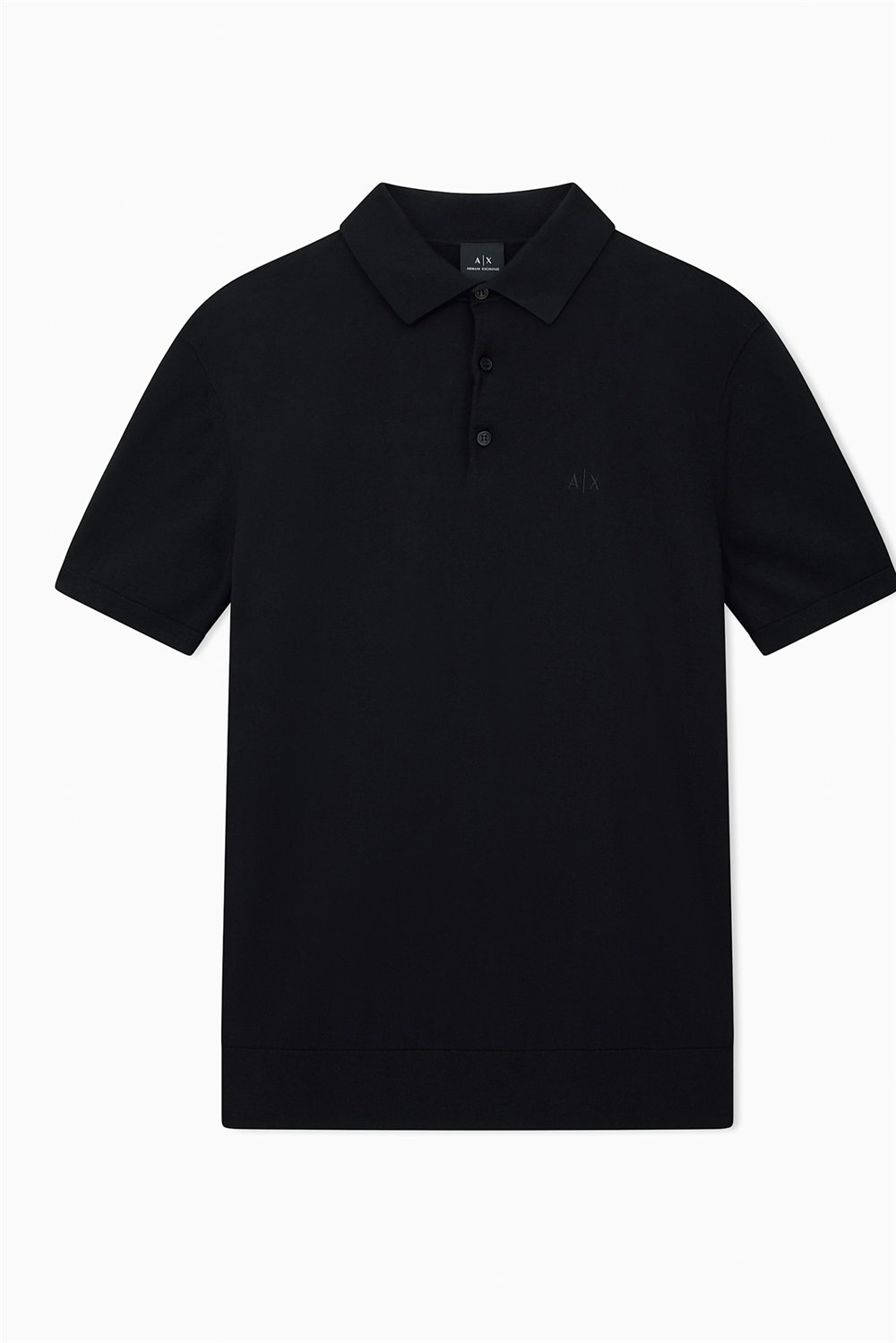 Armani Exchange Erkek Polo Yaka T-Shirt Siyah