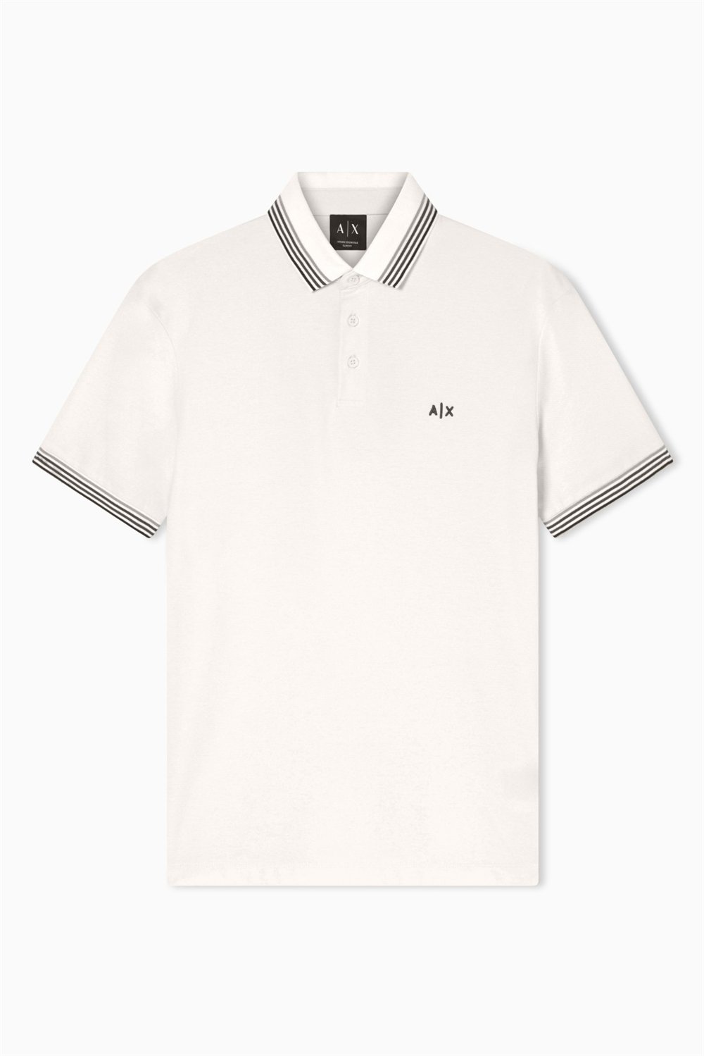 Armani Exchange Erkek Polo Yaka T-Shirt Beyaz