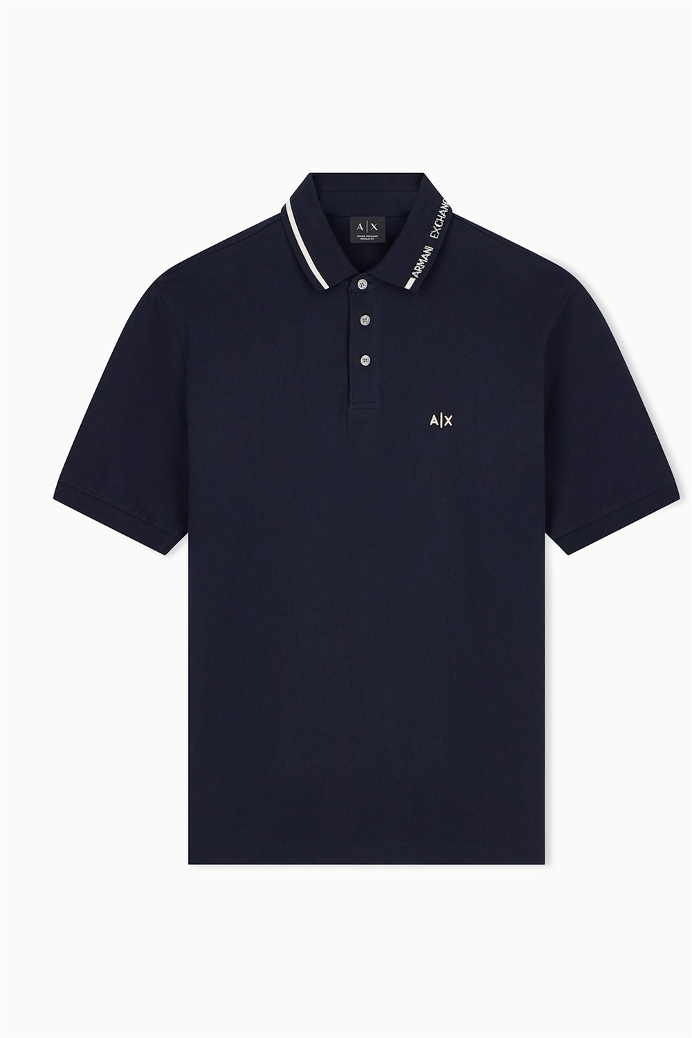 Armani Exchange Erkek Polo Yaka T-Shirt Lacivert