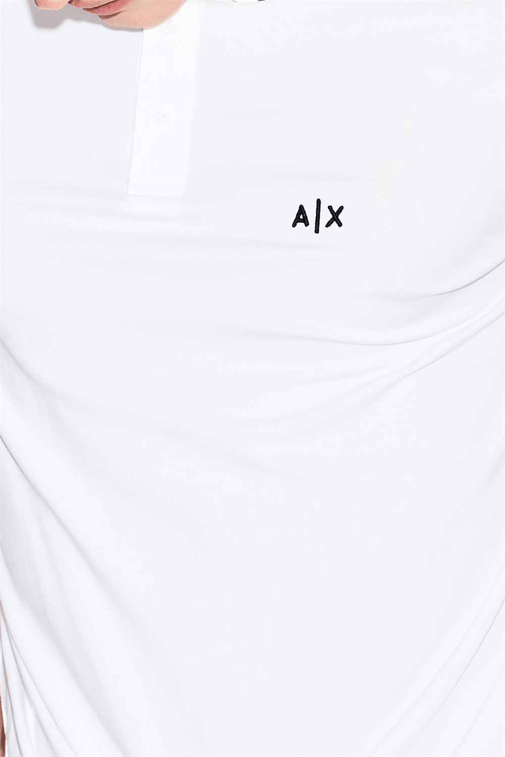 Armani Exchange Erkek Polo Yaka T-Shirt Beyaz