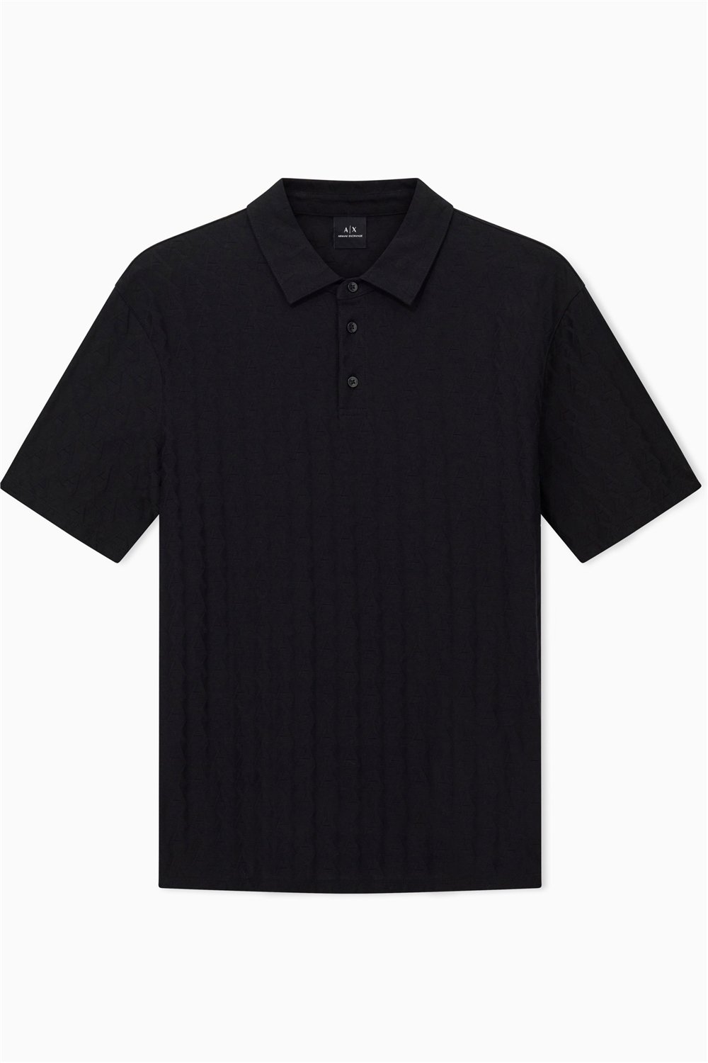 Armani Exchange Erkek Polo Yaka T-Shirt Siyah