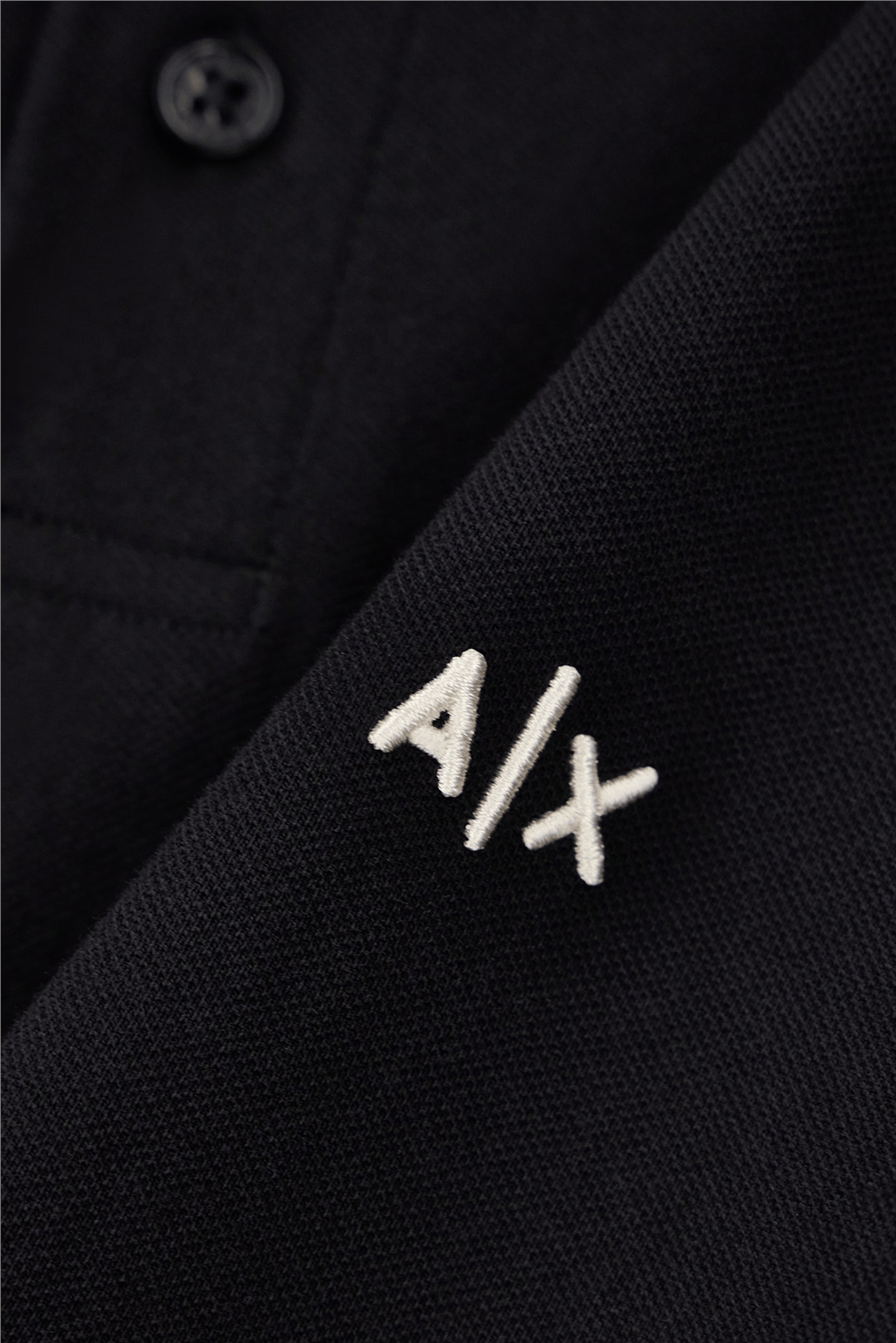 Armani Exchange Erkek Polo Yaka T-Shirt Siyah