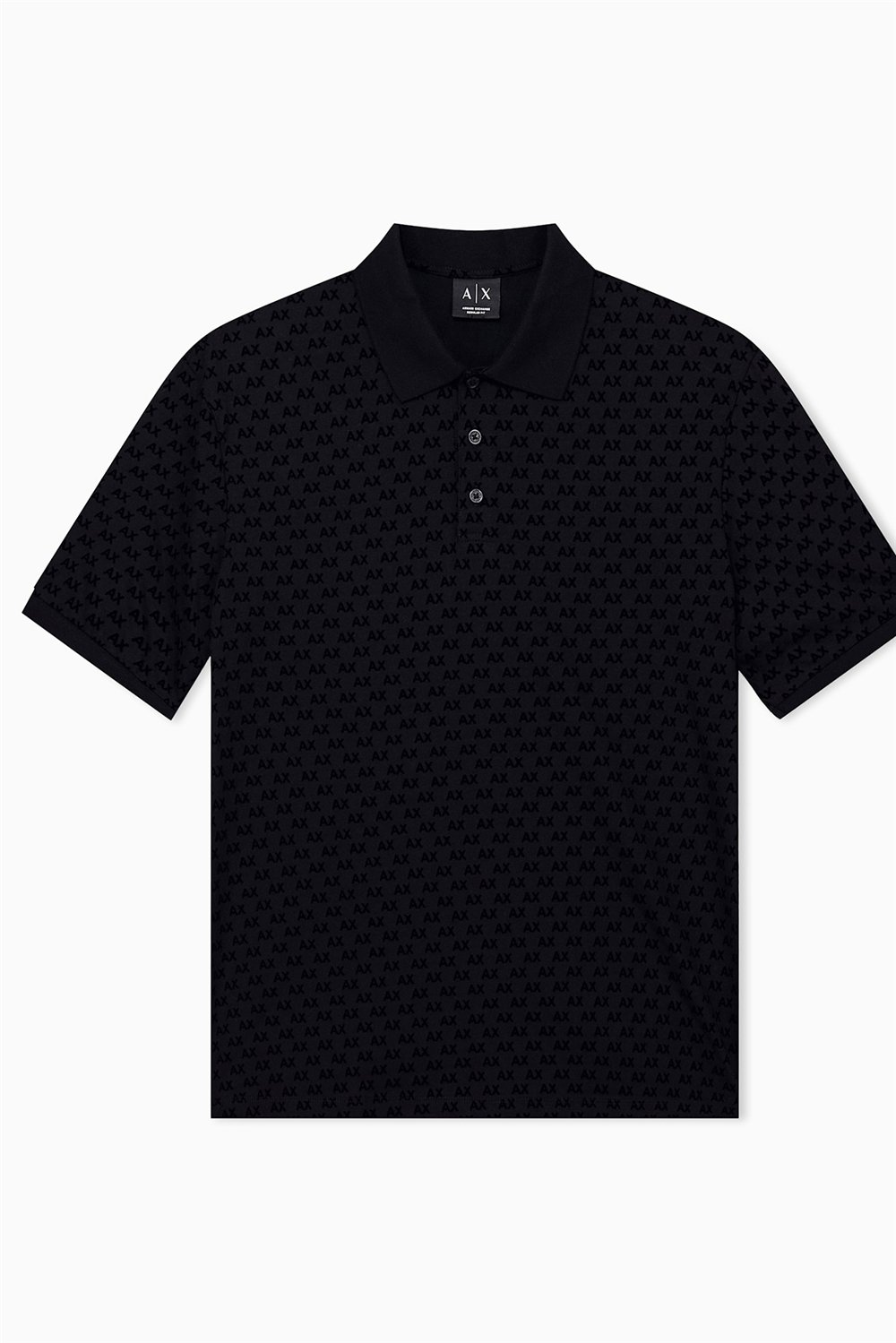 Armani Exchange Erkek Polo Yaka T-Shirt Siyah