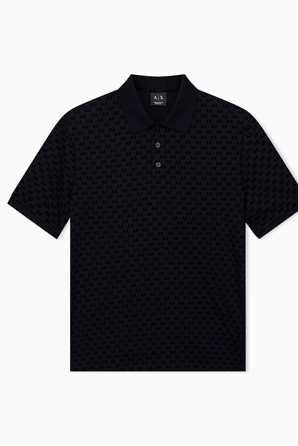 Armani Exchange Erkek Polo Yaka T-Shirt Siyah