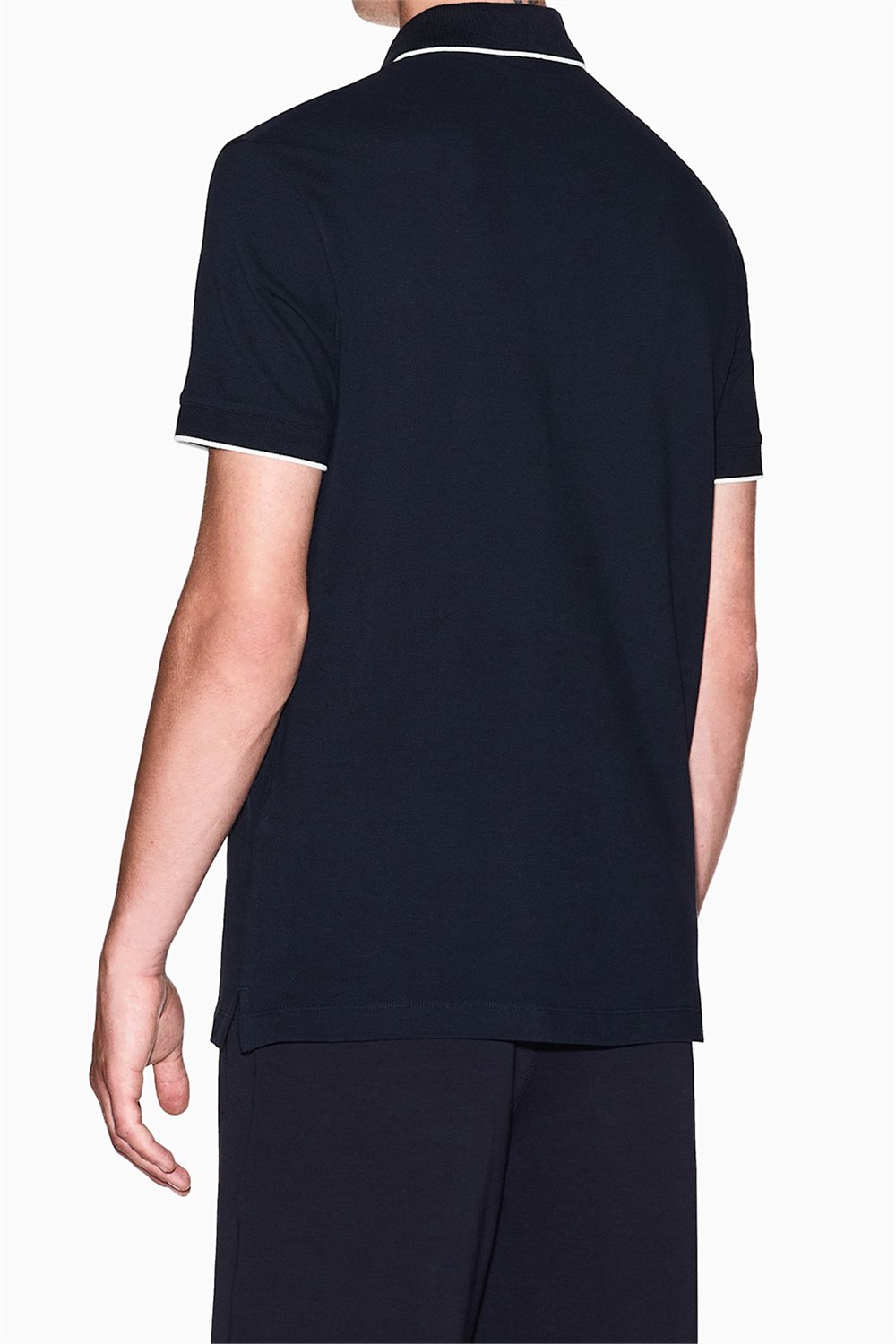 Armani Exchange Erkek Polo Yaka T-Shirt Lacivert