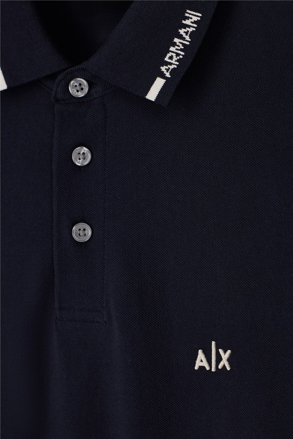 Armani Exchange Erkek Polo Yaka T-Shirt Lacivert
