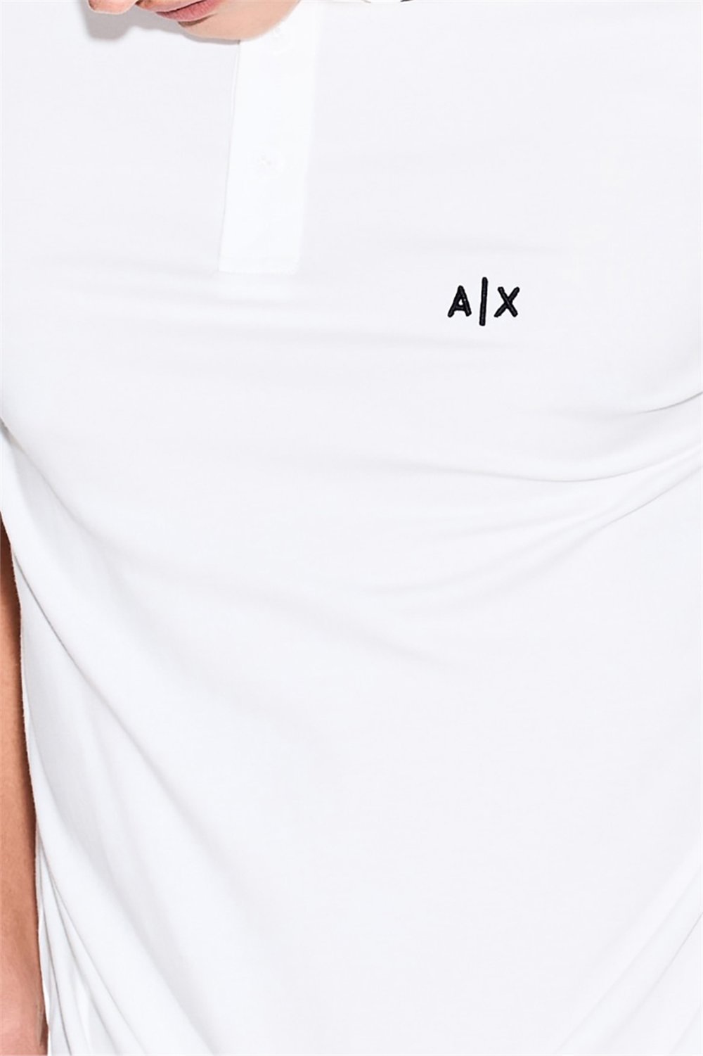 Armani Exchange Erkek Polo Yaka T-Shirt Beyaz